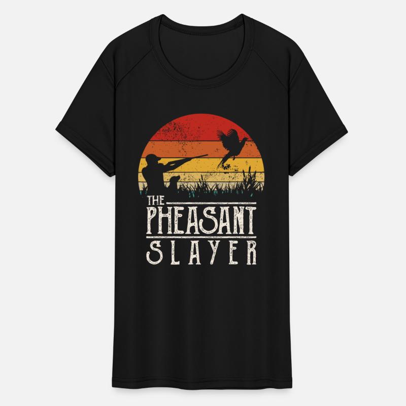 Vintage Sunset Retro Style Pheasant Hunting