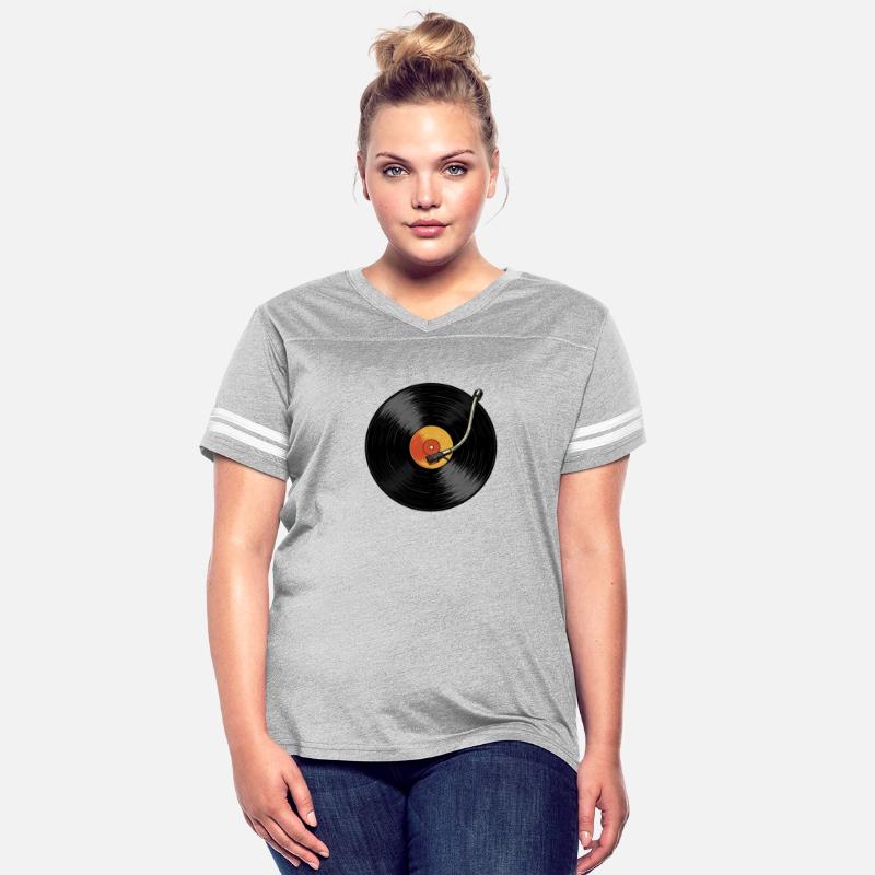 Vinyl Vibes – Retro Turntable & LP Record T-Shirt