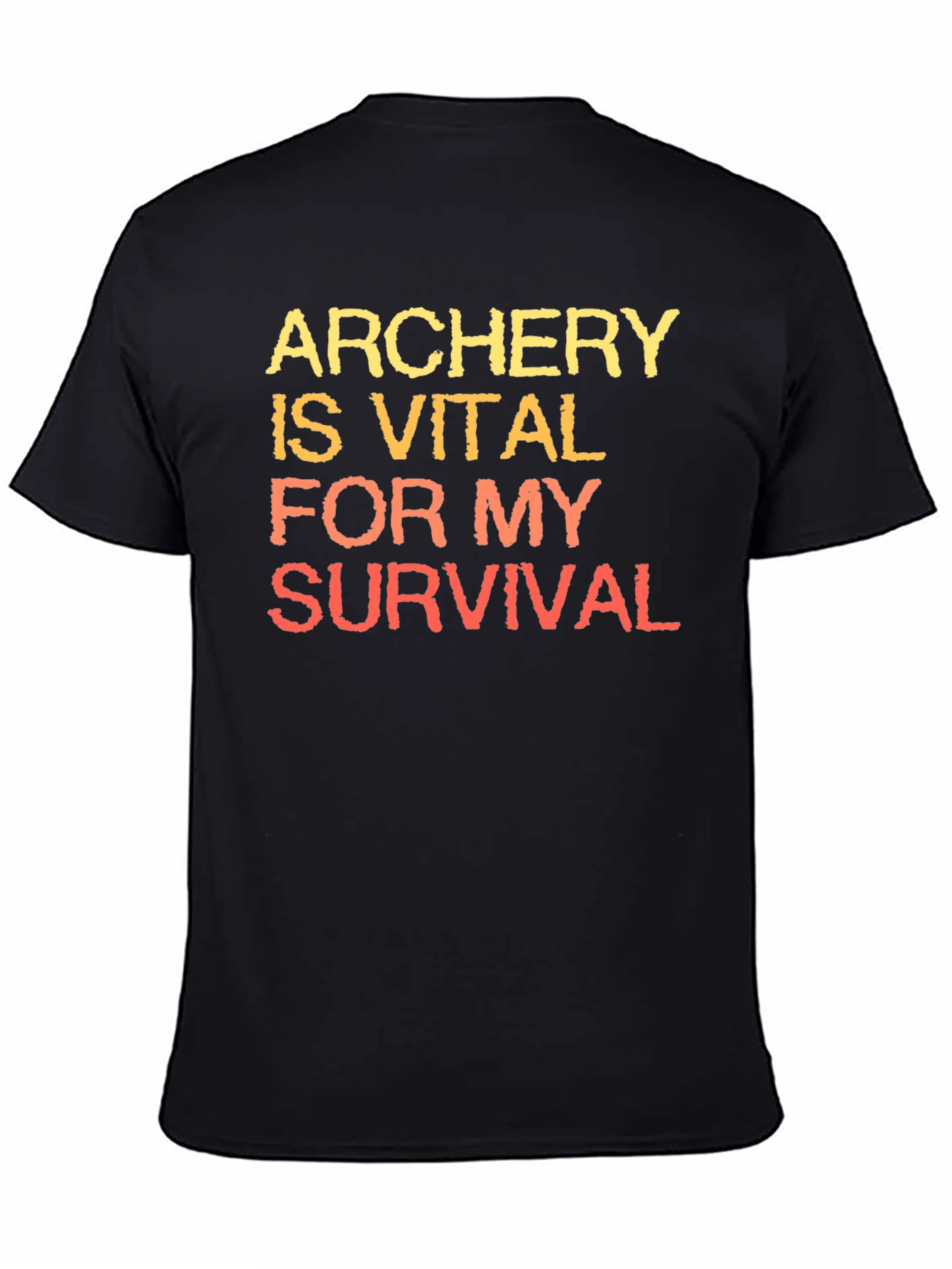 Archery Survival Tee - Black Graphic T-Shirt