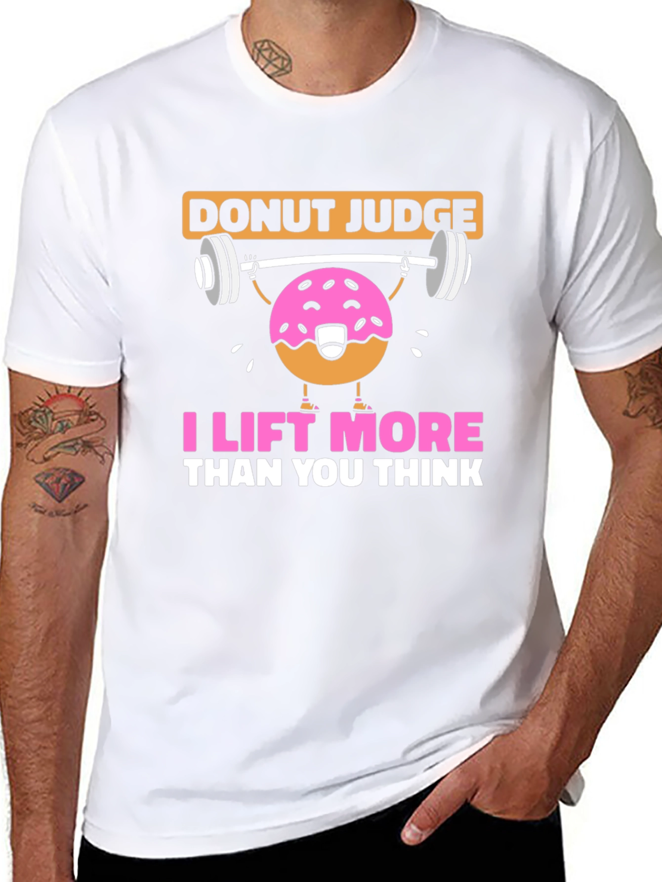 Donut Judge I Lift More T-Shirt