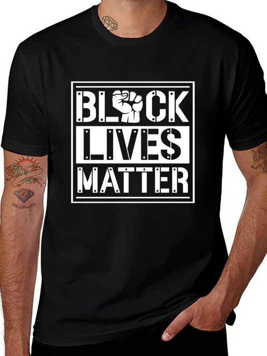 Black Lives Matter Fist T-Shirt - Graphic Tee for Justice