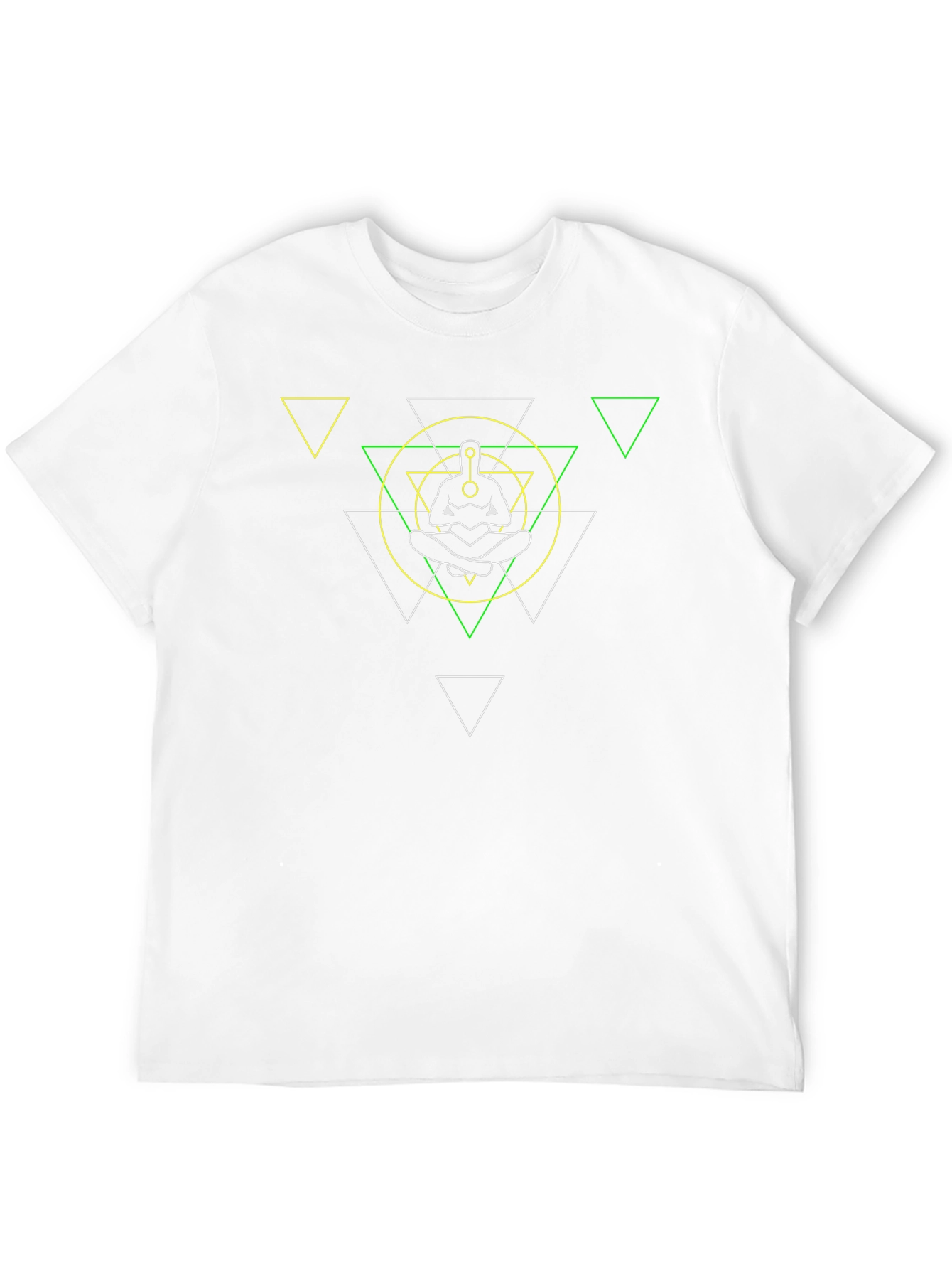 Geometric Meditation T-Shirt - Relaxed Fit