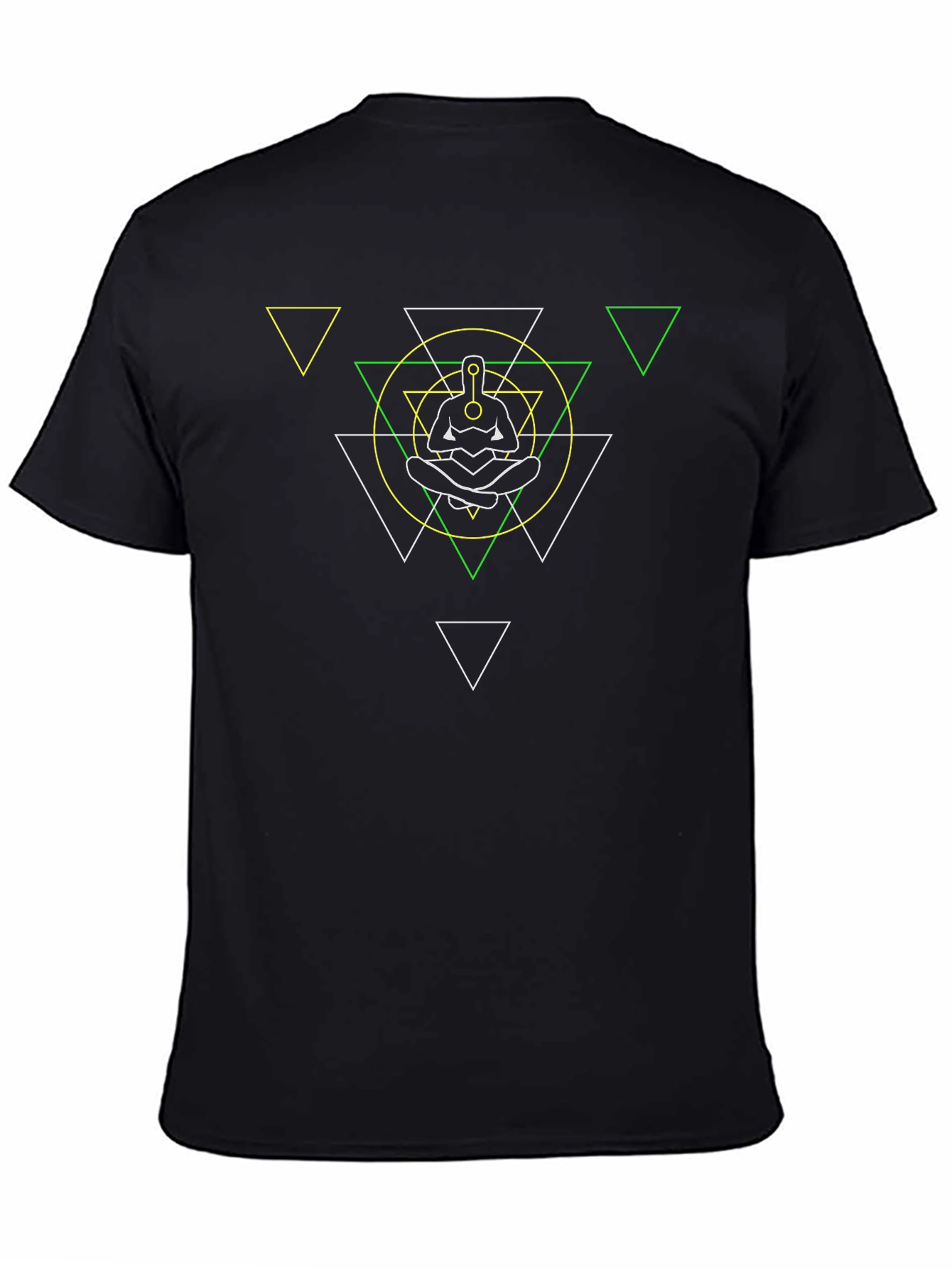 Geometric Meditation T-Shirt - Relaxed Fit