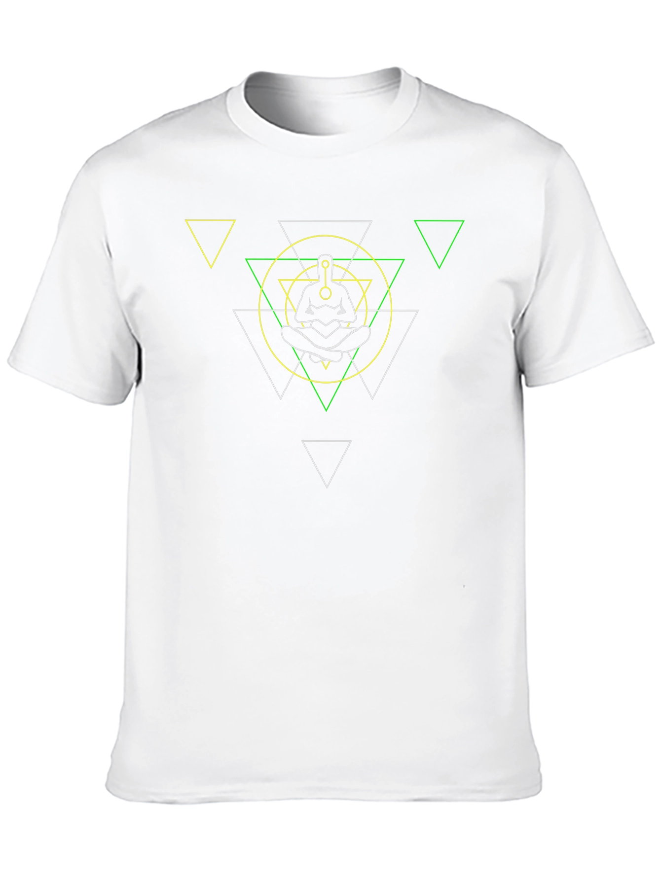 Geometric Meditation T-Shirt - Relaxed Fit