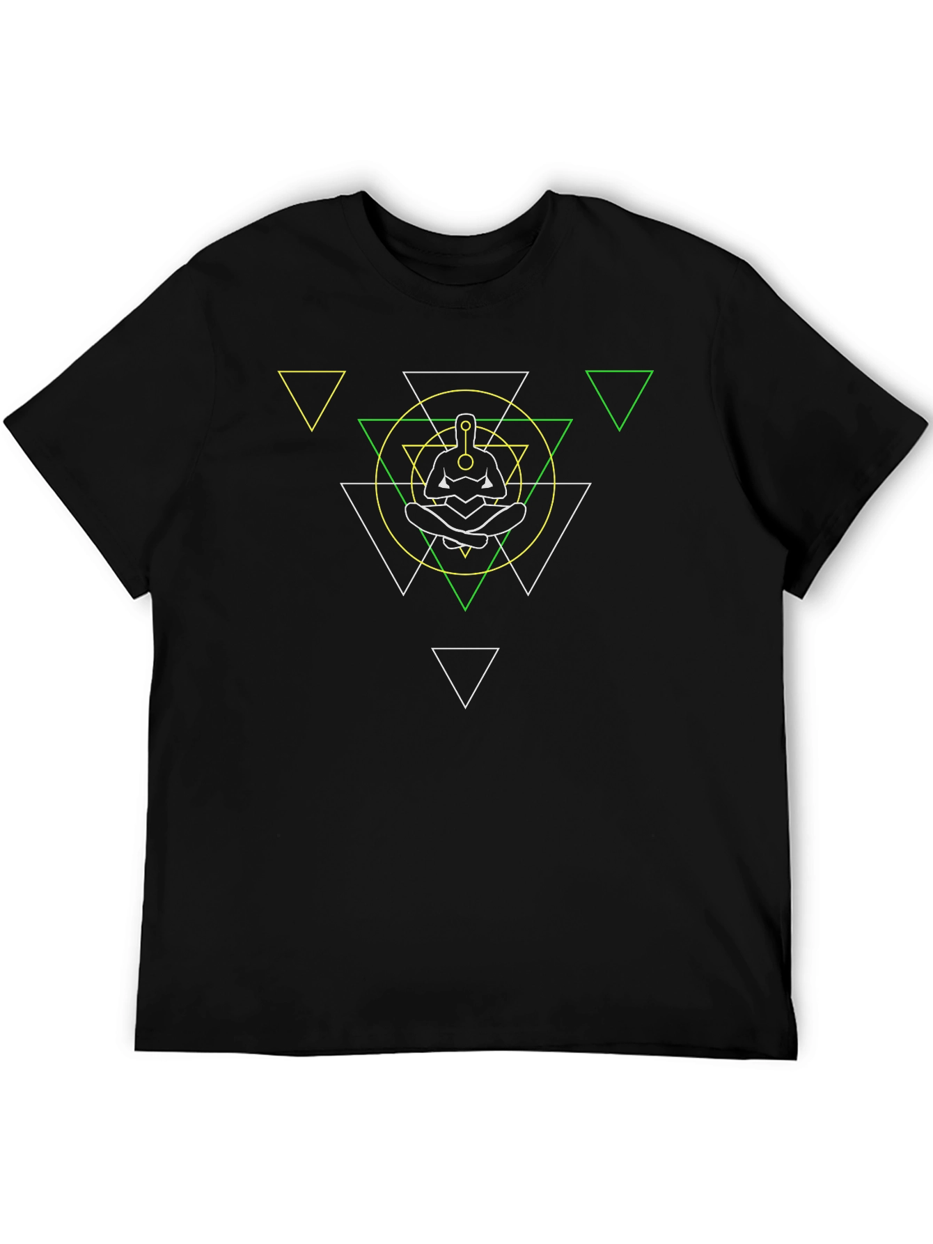 Geometric Meditation T-Shirt - Relaxed Fit