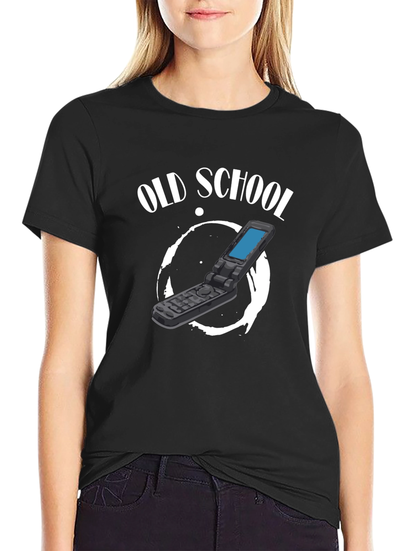 Old School Flip Phone Graphic Tee