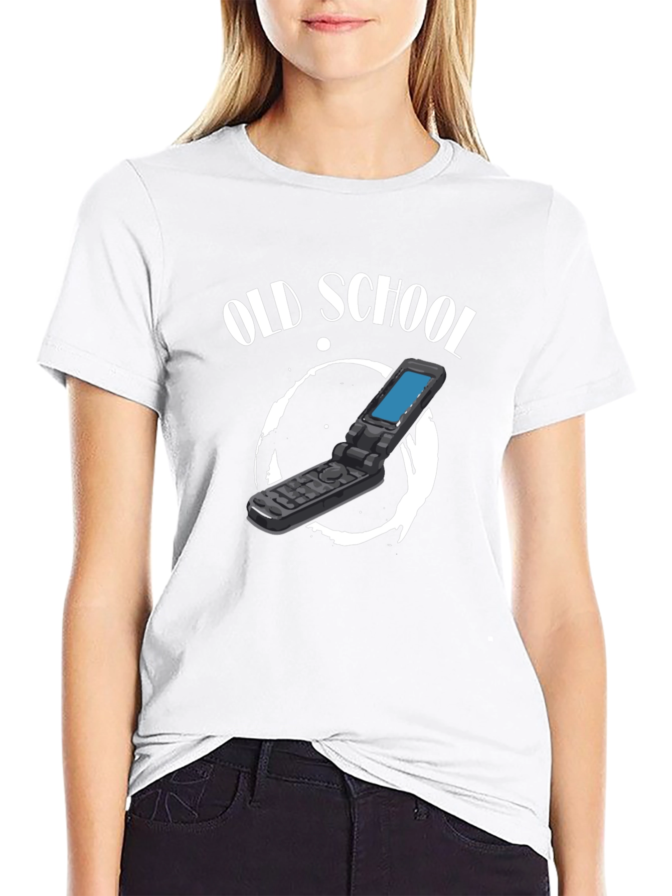 Old School Flip Phone Graphic Tee