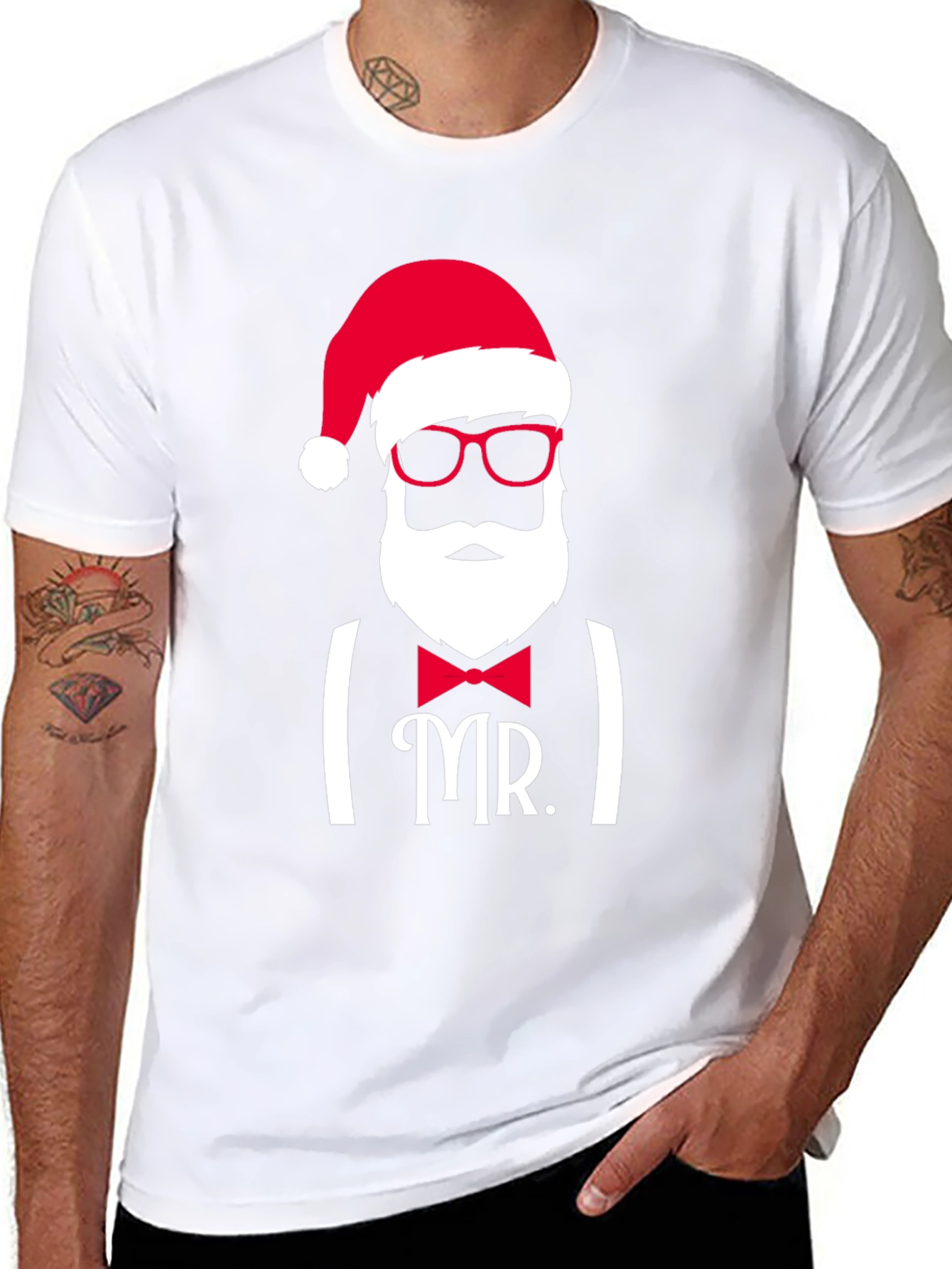 Mr. Santa T-Shirt - Holiday Festive Style