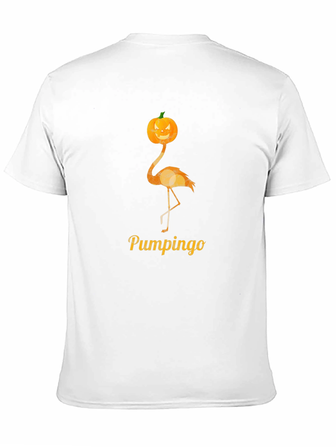 Pumpkin Flamingo Halloween T-Shirt