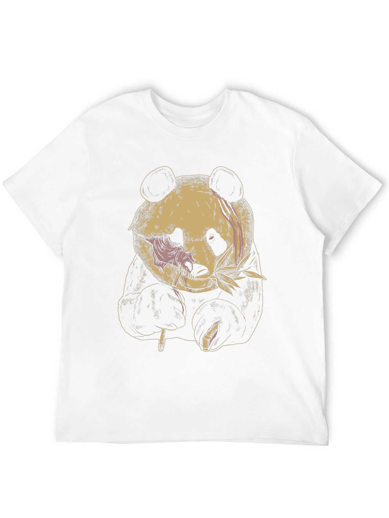 Graphic Panda T-Shirt - Edgy Design