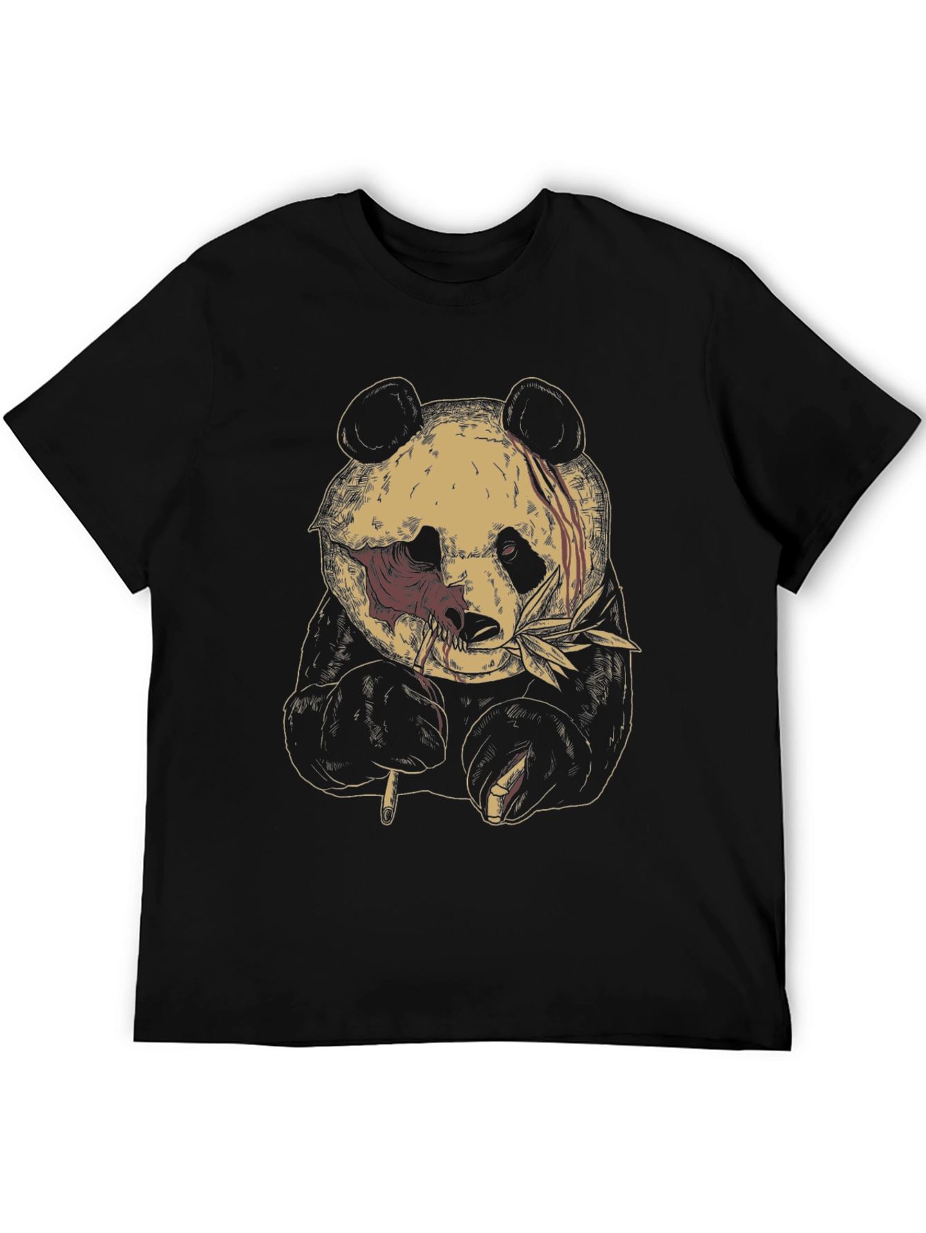 Graphic Panda T-Shirt - Edgy Design