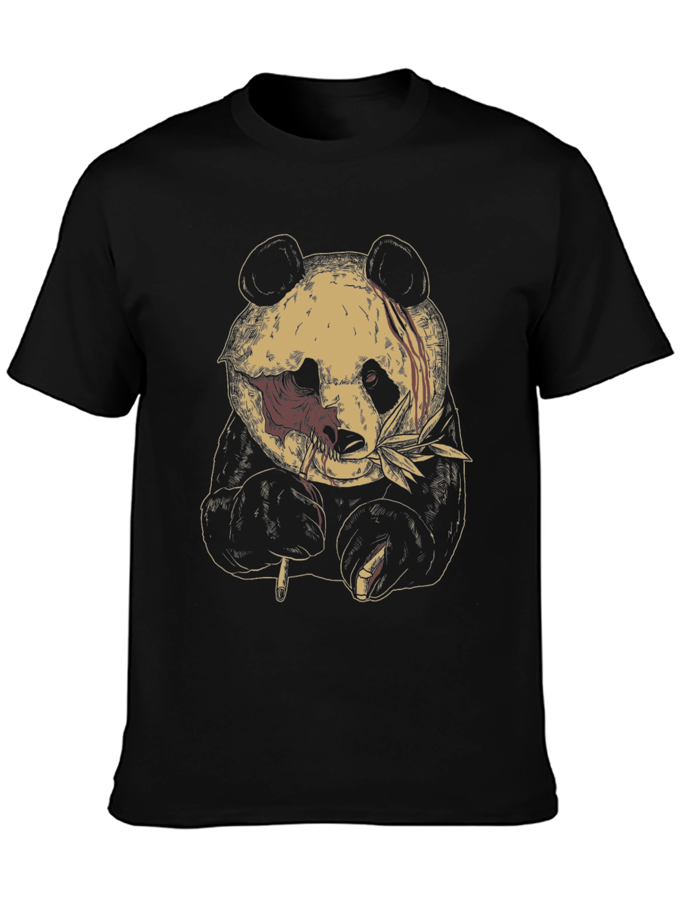 Graphic Panda T-Shirt - Edgy Design