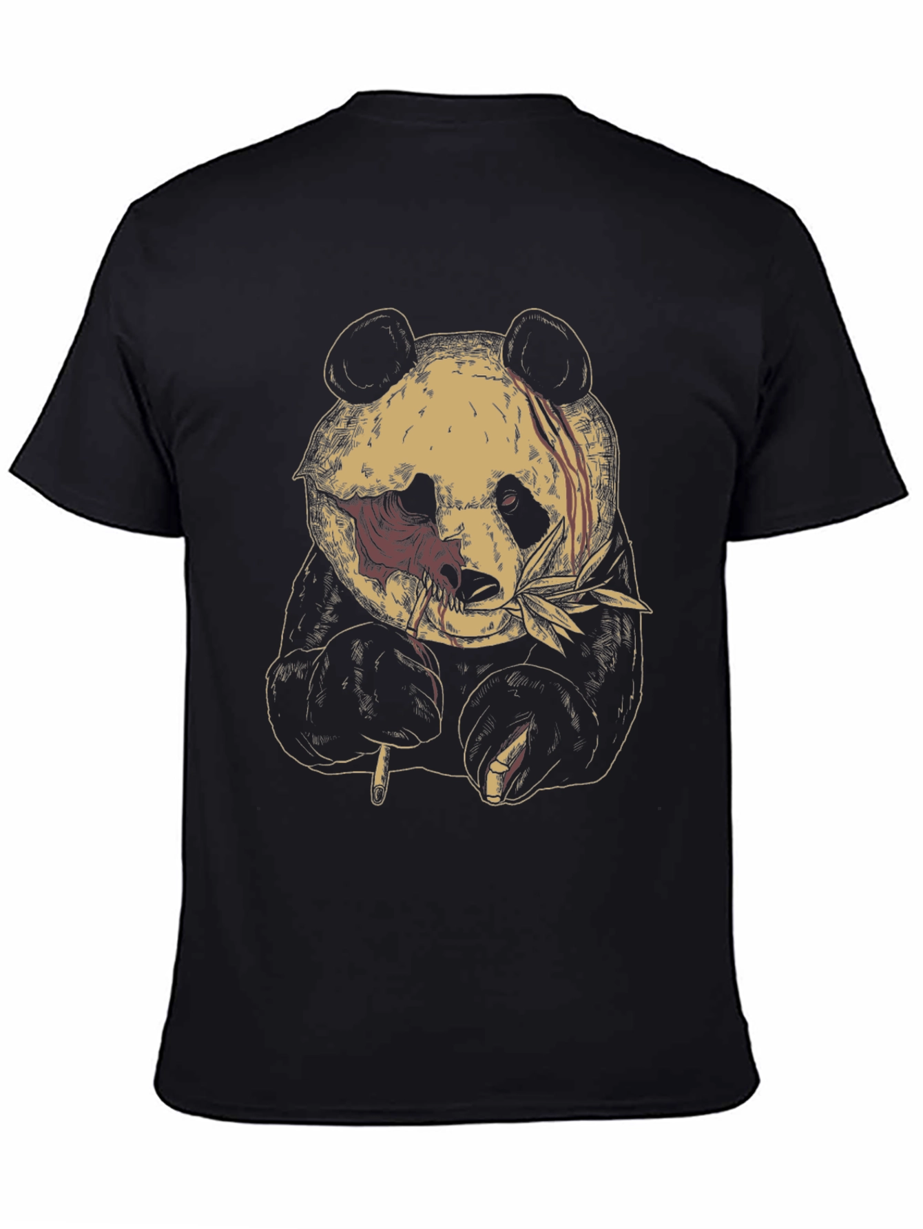 Graphic Panda T-Shirt - Edgy Design