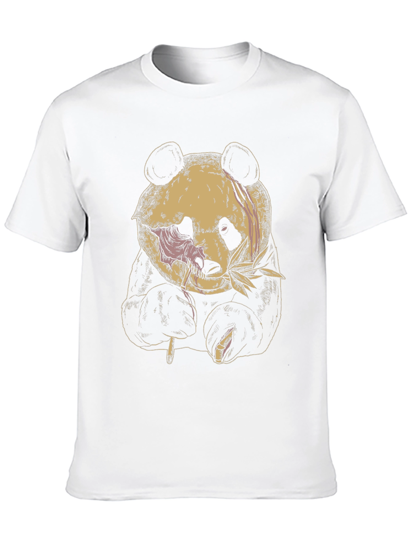 Graphic Panda T-Shirt - Edgy Design