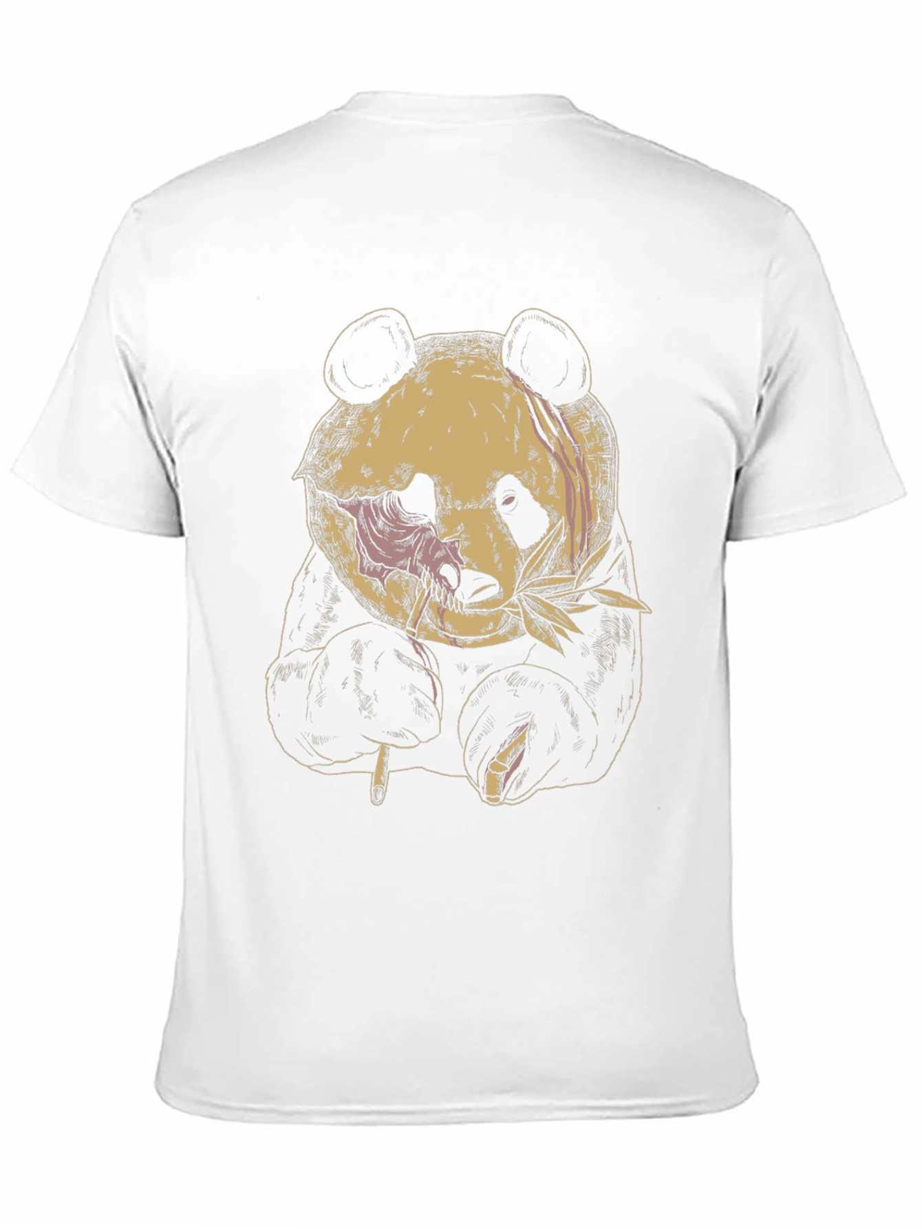 Graphic Panda T-Shirt - Edgy Design