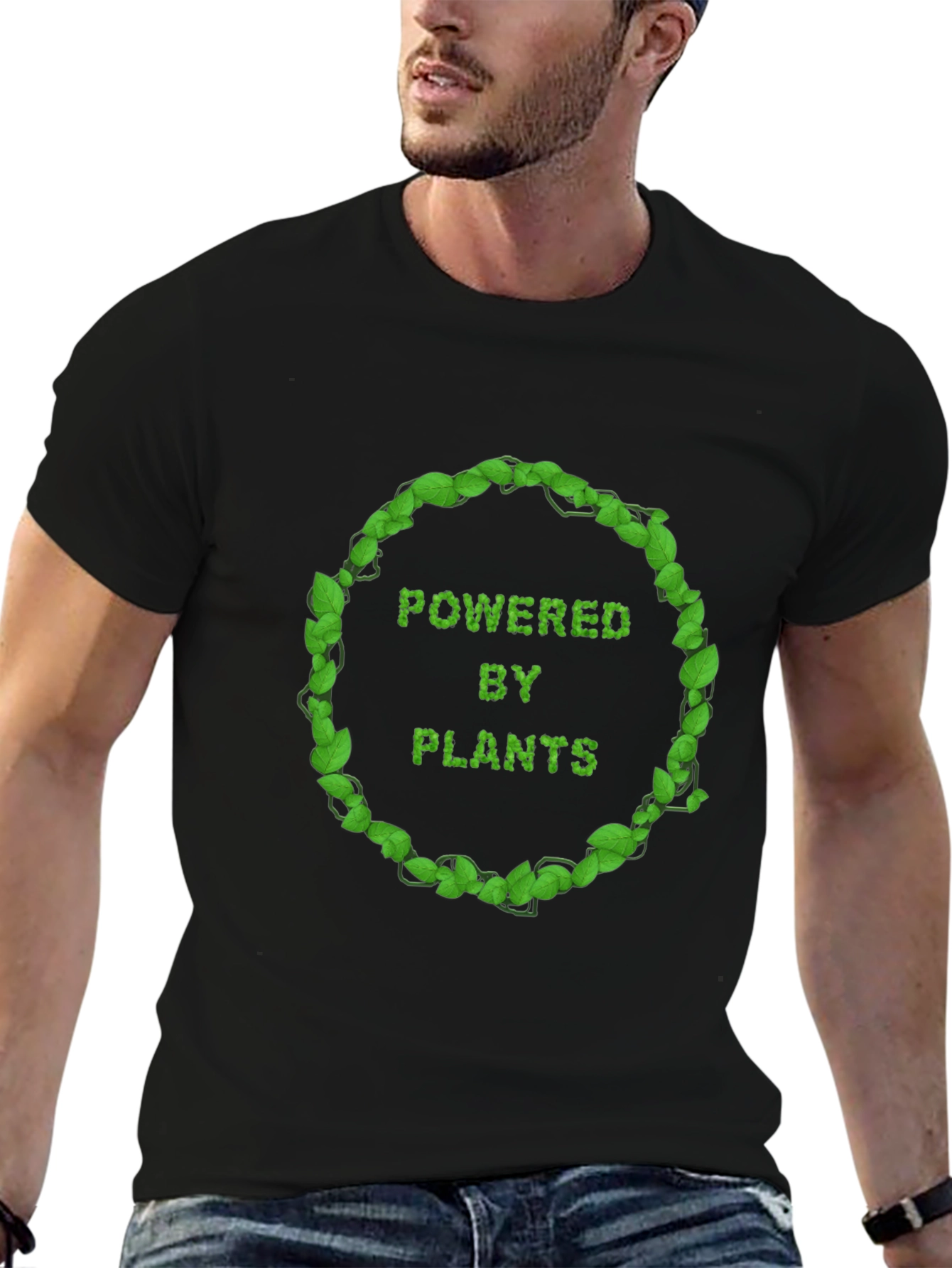 Powered By Plants Graphic T-Shirt - Vegan Style