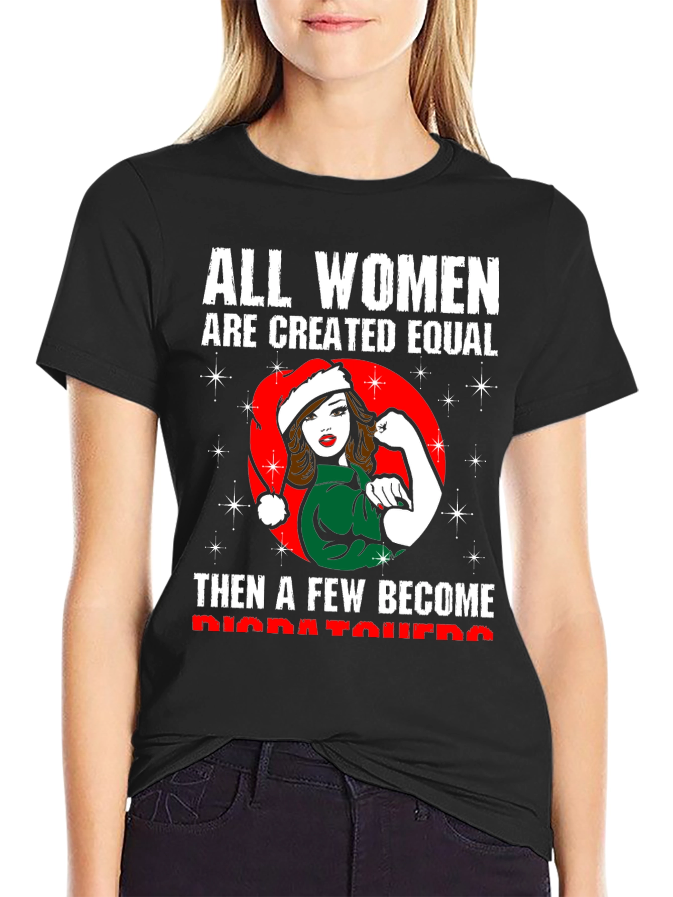 Feminist Christmas Dispatcher T-Shirt