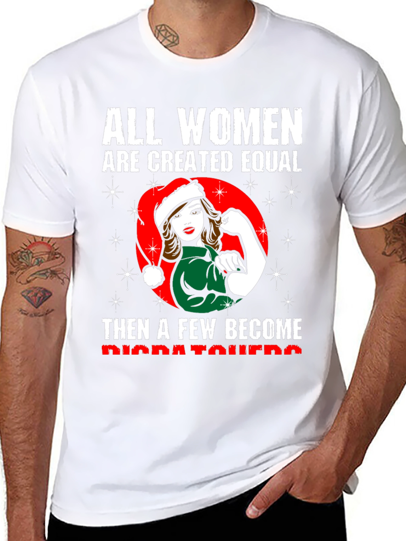 Feminist Christmas Dispatcher T-Shirt