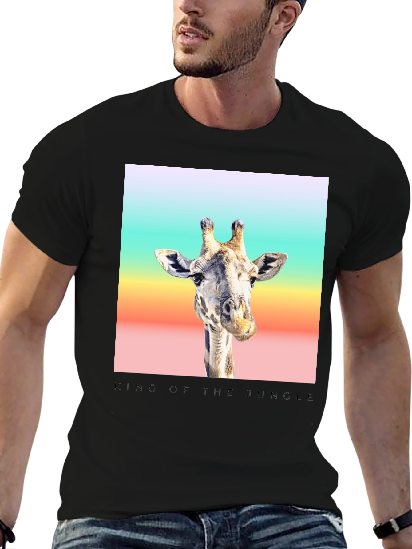 King of the Jungle Giraffe T-Shirt