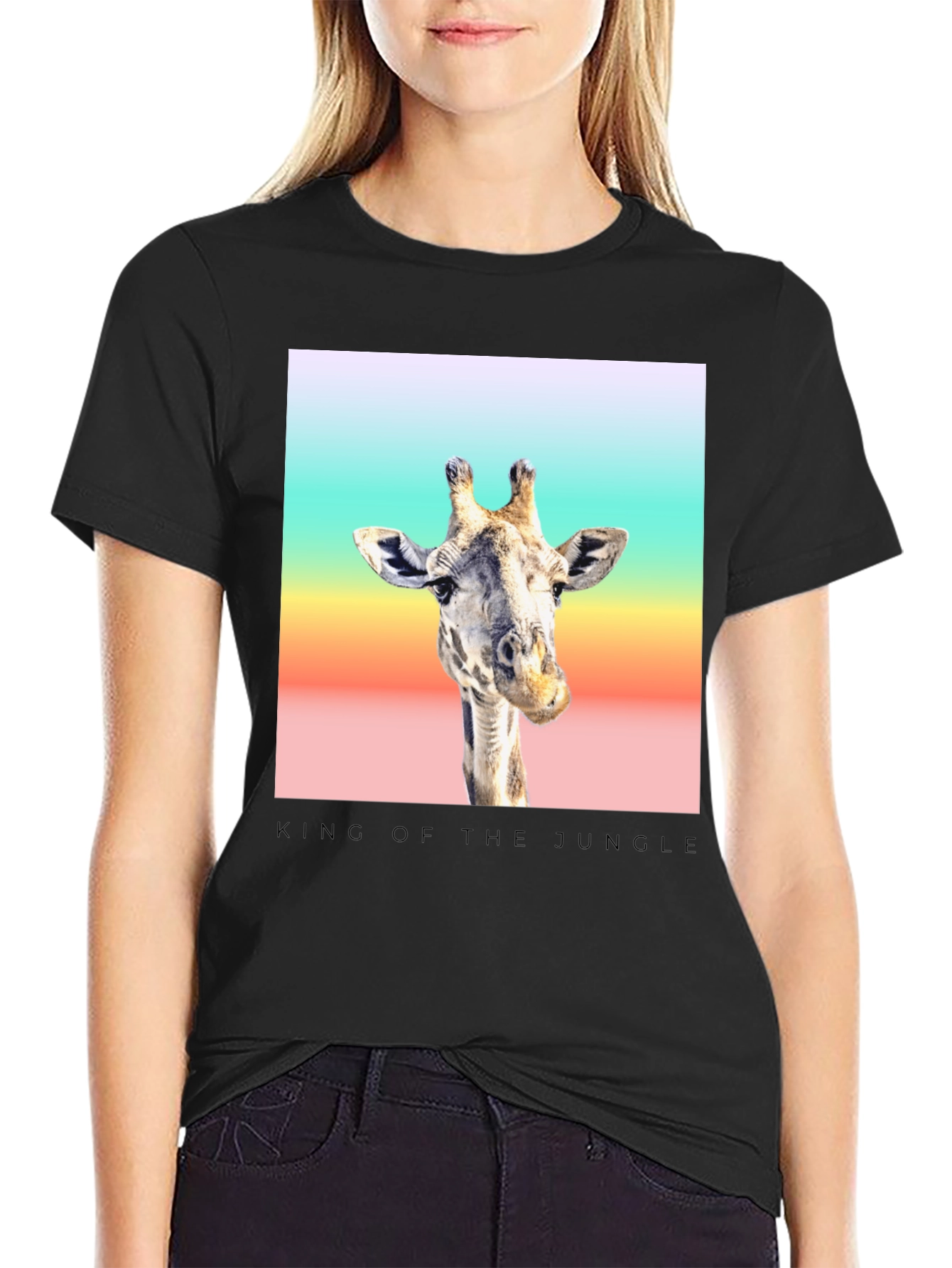 King of the Jungle Giraffe T-Shirt