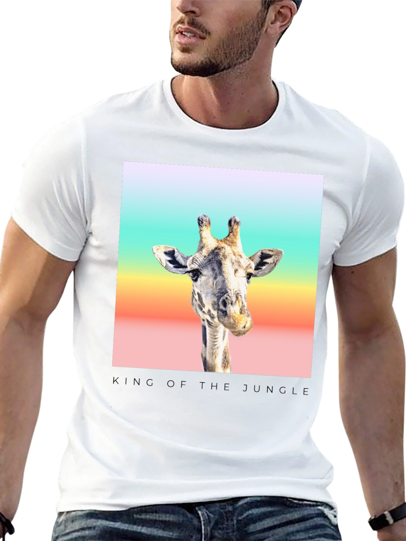 King of the Jungle Giraffe T-Shirt