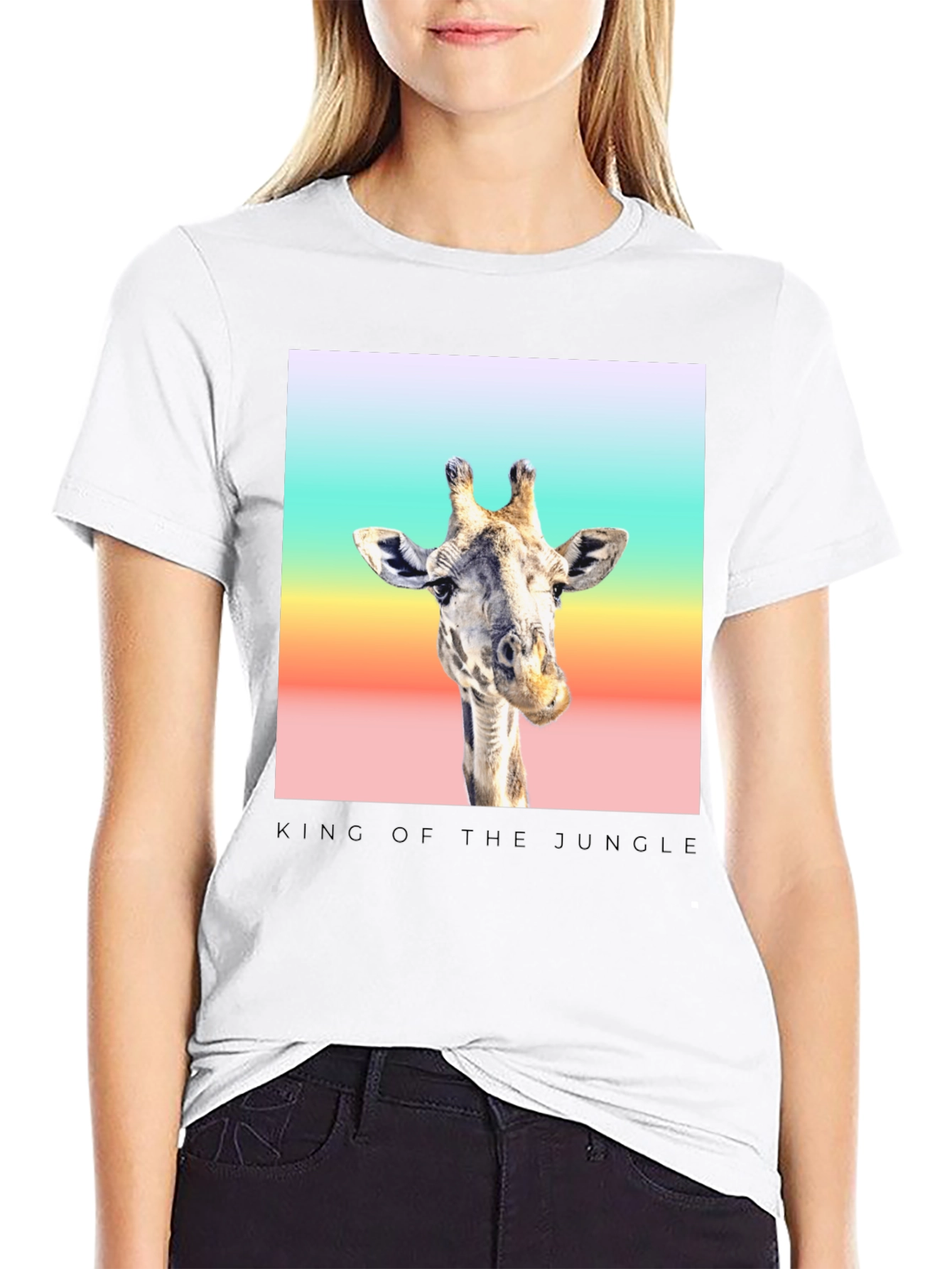 King of the Jungle Giraffe T-Shirt