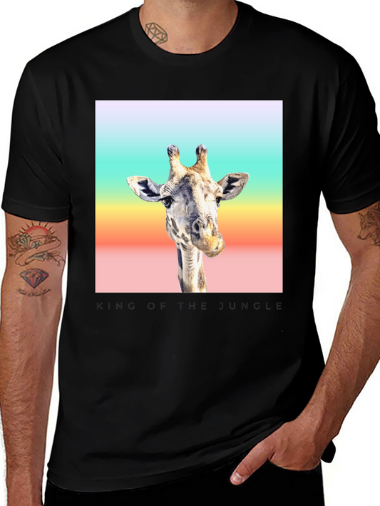 King of the Jungle Giraffe T-Shirt