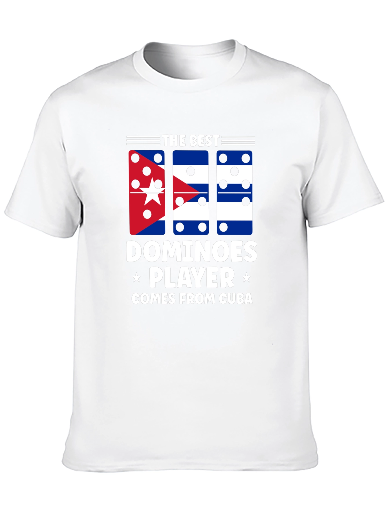 The Best Dominoes Player Comes From Cuba Black T-Shirt
