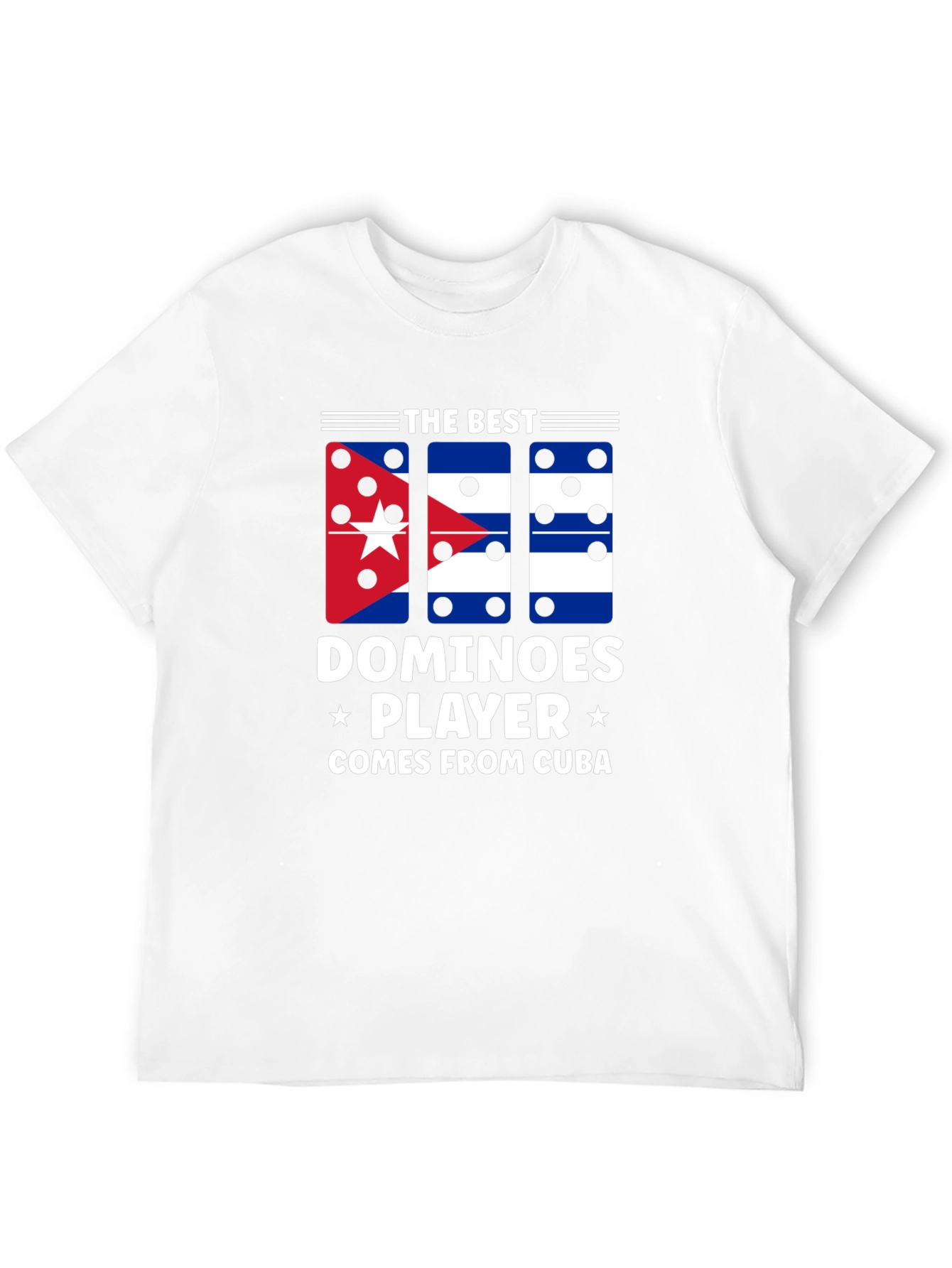 The Best Dominoes Player Comes From Cuba Black T-Shirt
