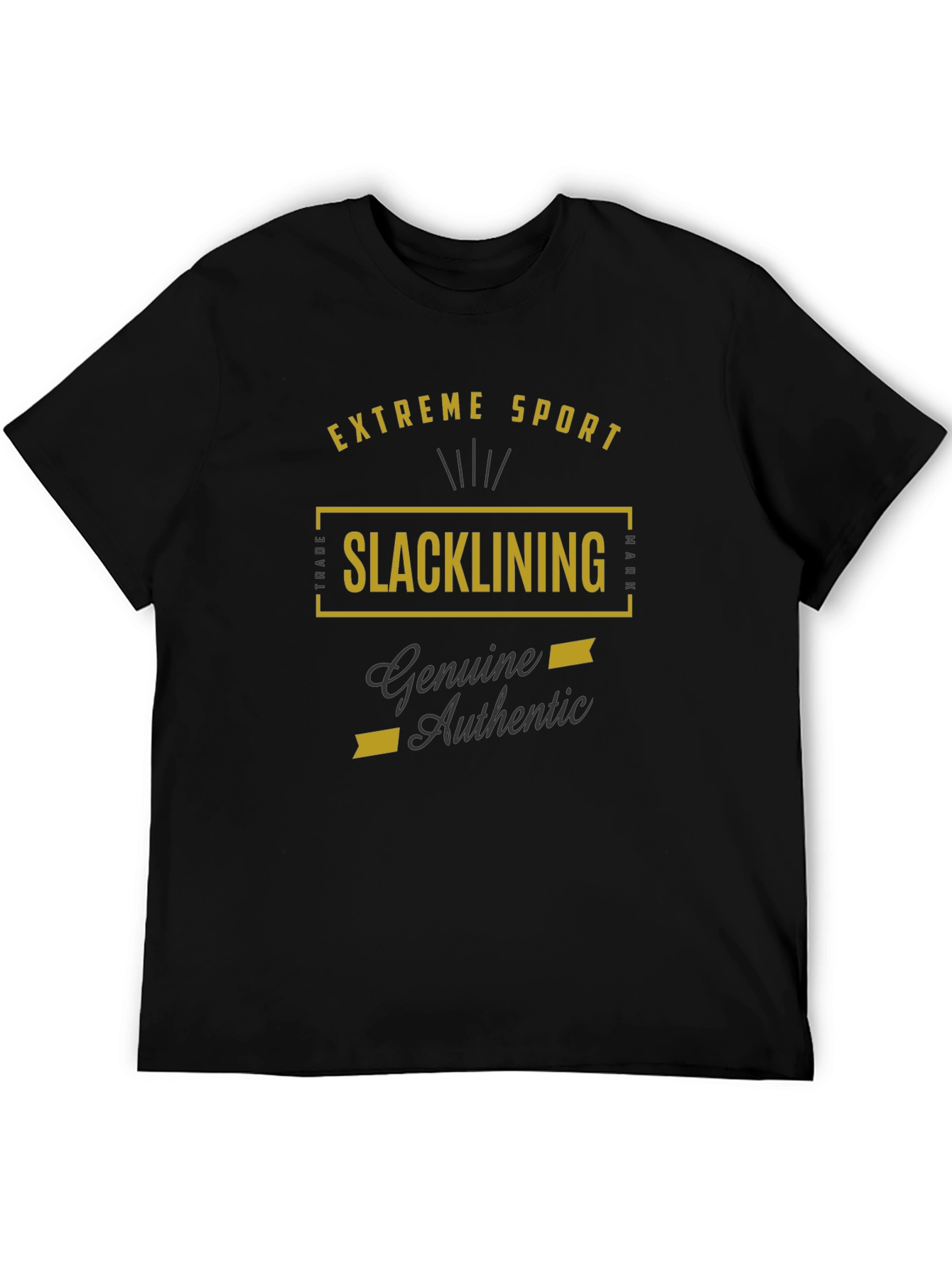 Extreme Sport Slacklining T-Shirt - Genuine Authentic Design