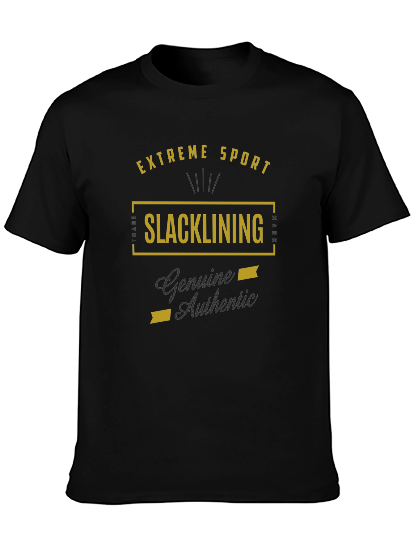 Extreme Sport Slacklining T-Shirt - Genuine Authentic Design
