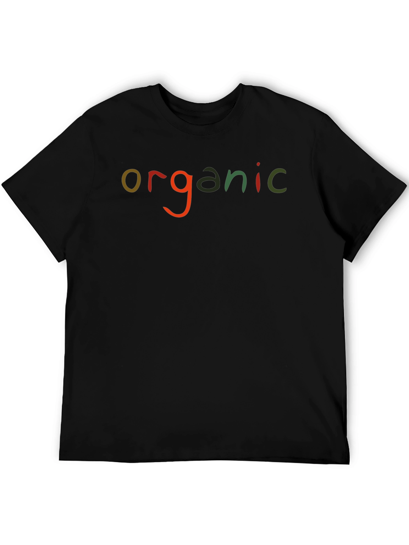 Organic Graphic Print Crew Neck T-Shirt