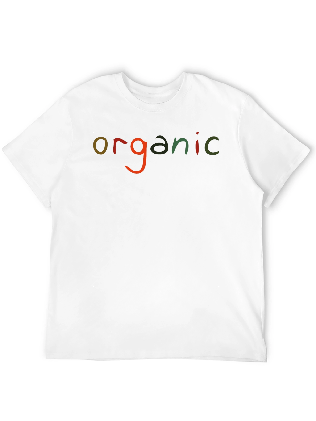Organic Graphic Print Crew Neck T-Shirt