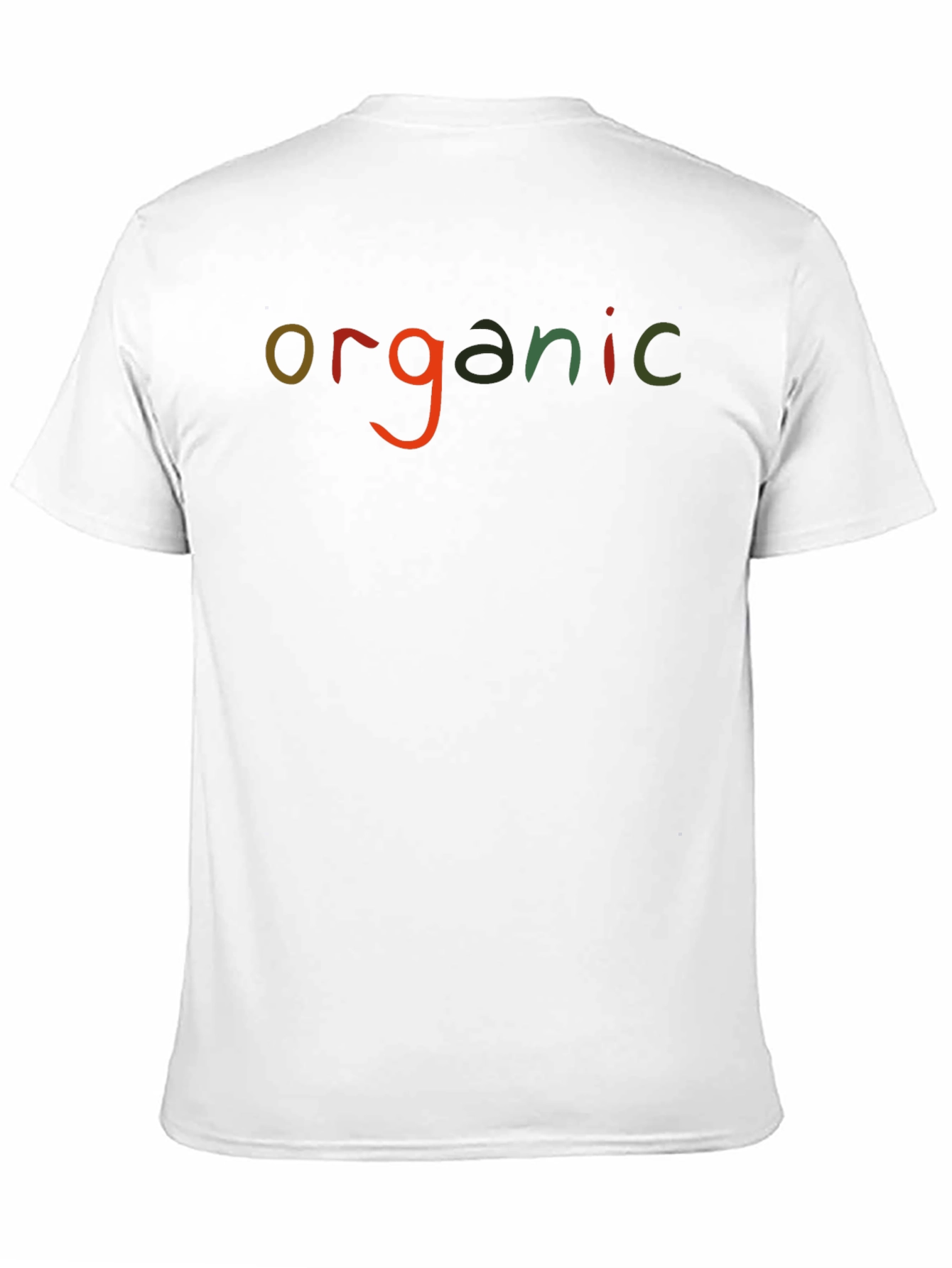 Organic Graphic Print Crew Neck T-Shirt