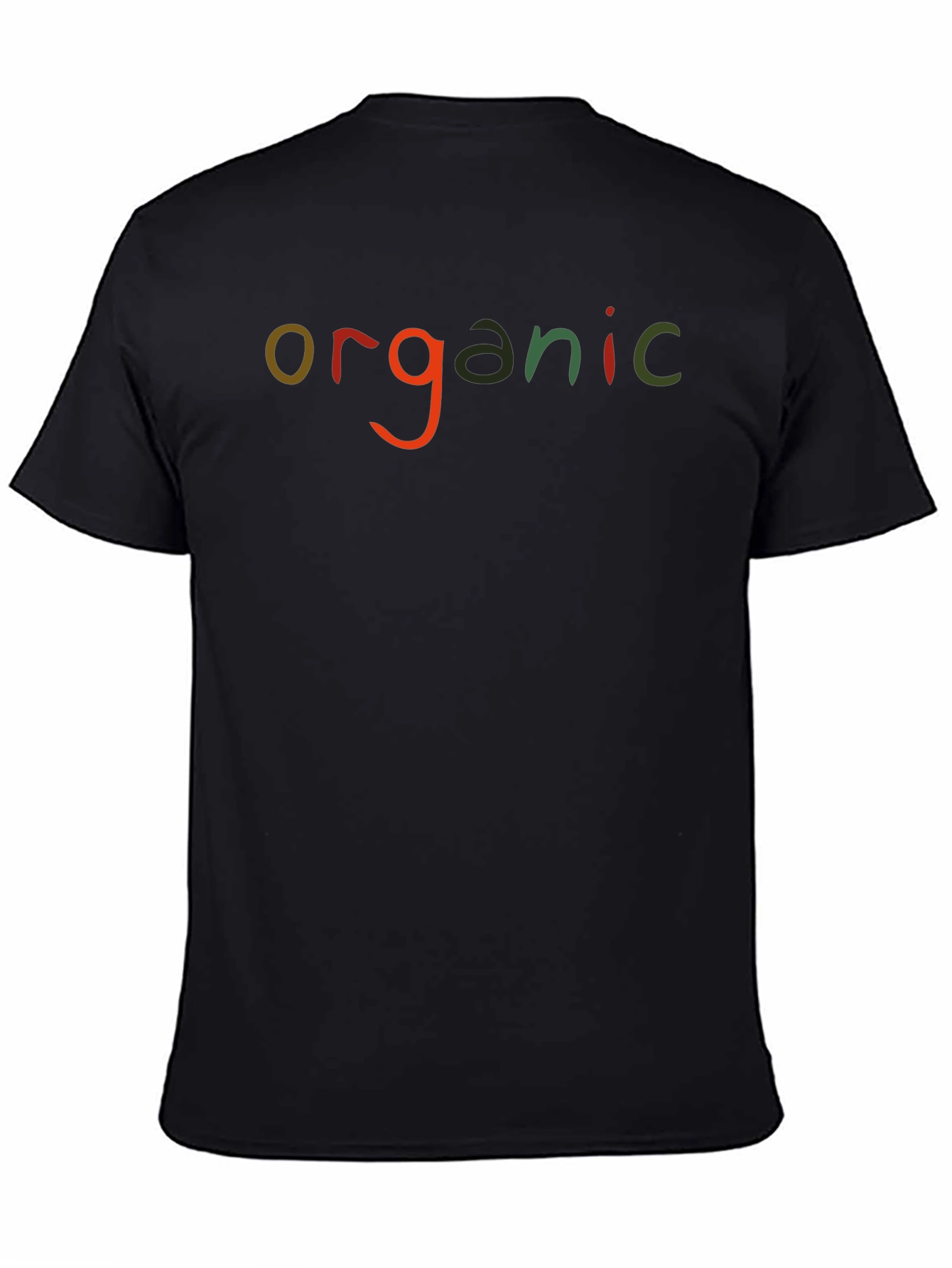Organic Graphic Print Crew Neck T-Shirt