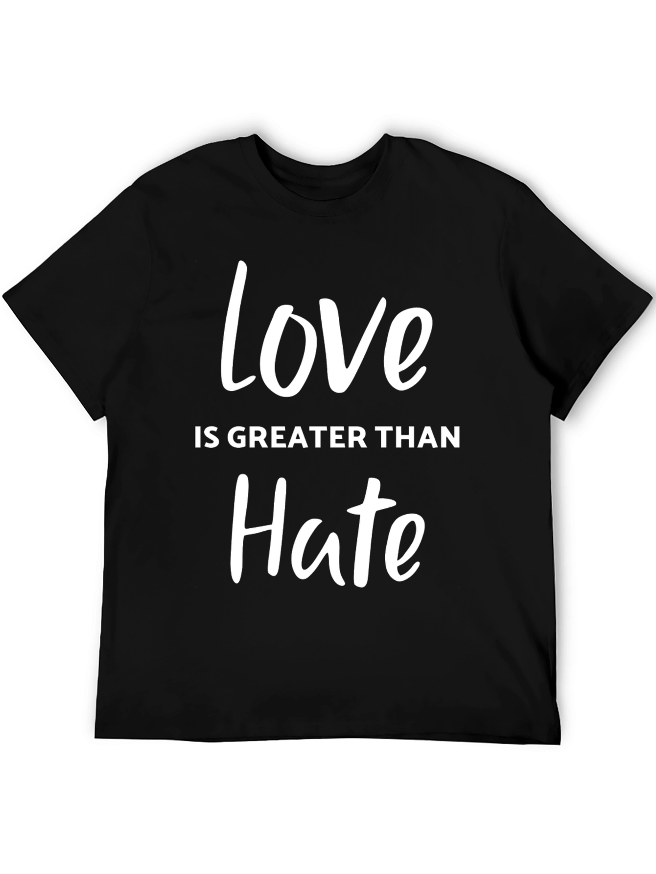 Love is Greater Than Hate Graphic T-Shirt
