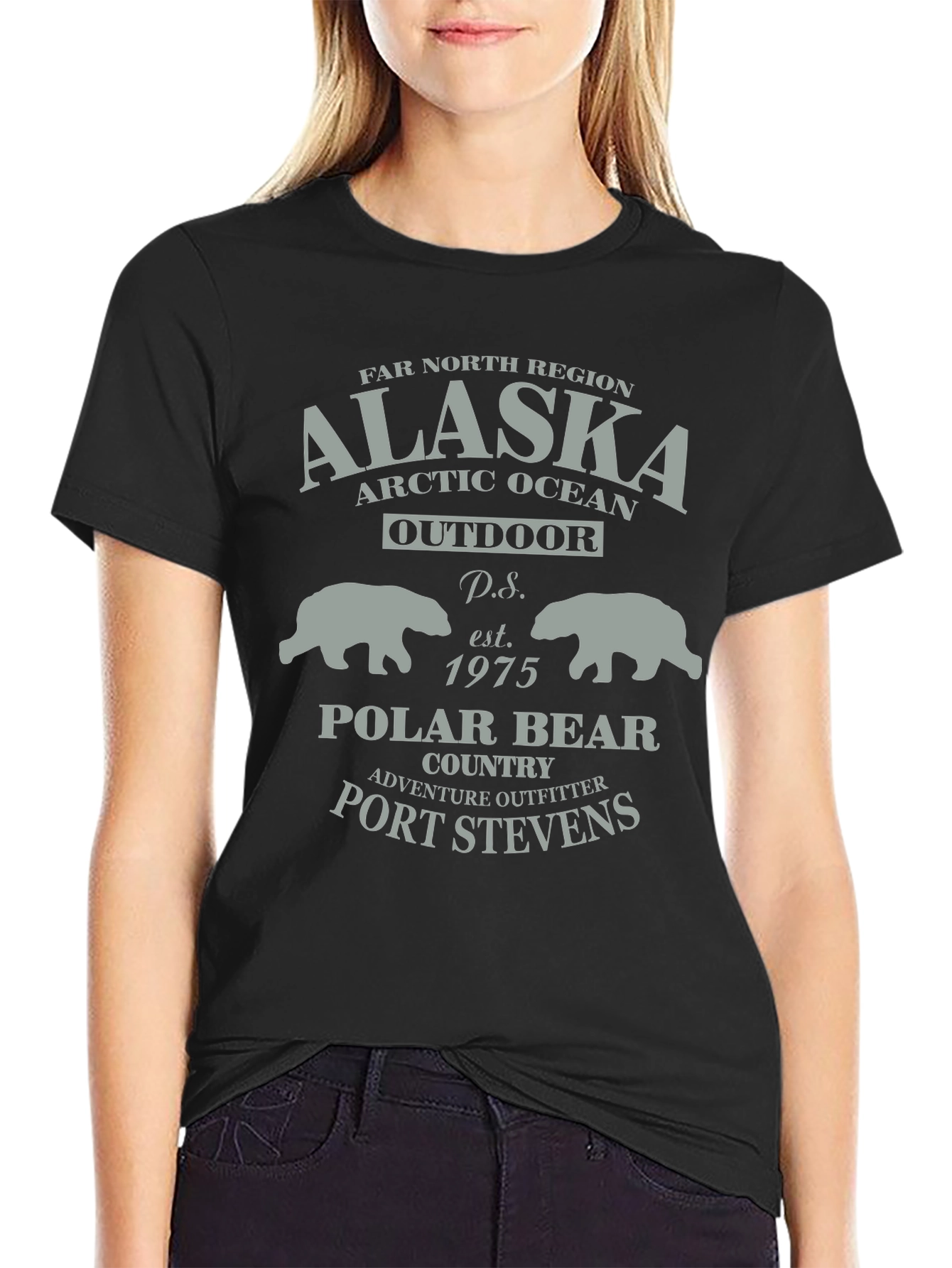 Alaska Polar Bear T-Shirt - Port Stevens Adventure
