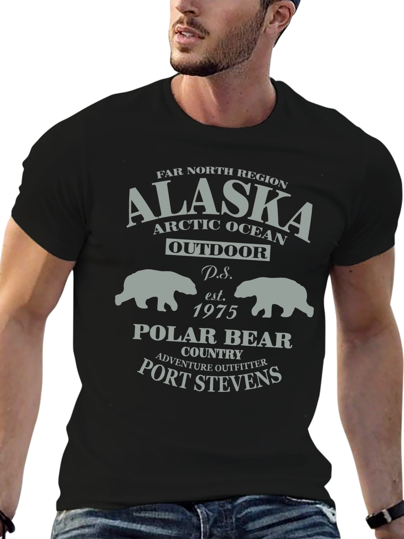 Alaska Polar Bear T-Shirt - Port Stevens Adventure