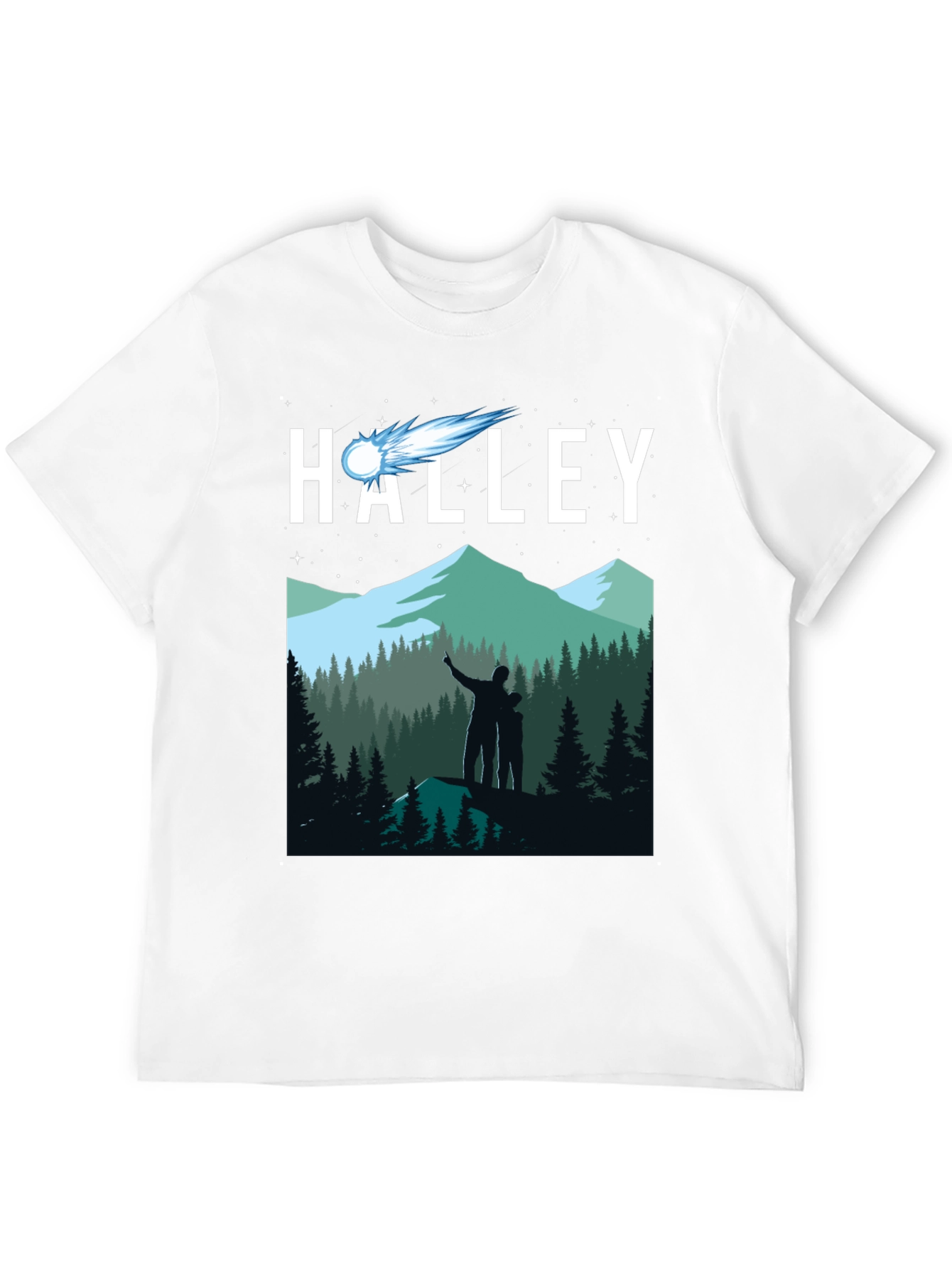 Halley Comet Stargazing T-Shirt