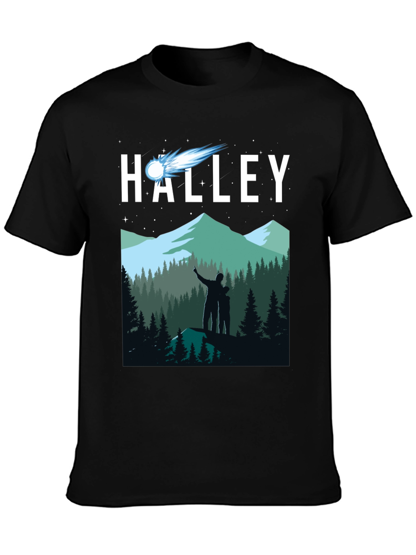 Halley Comet Stargazing T-Shirt