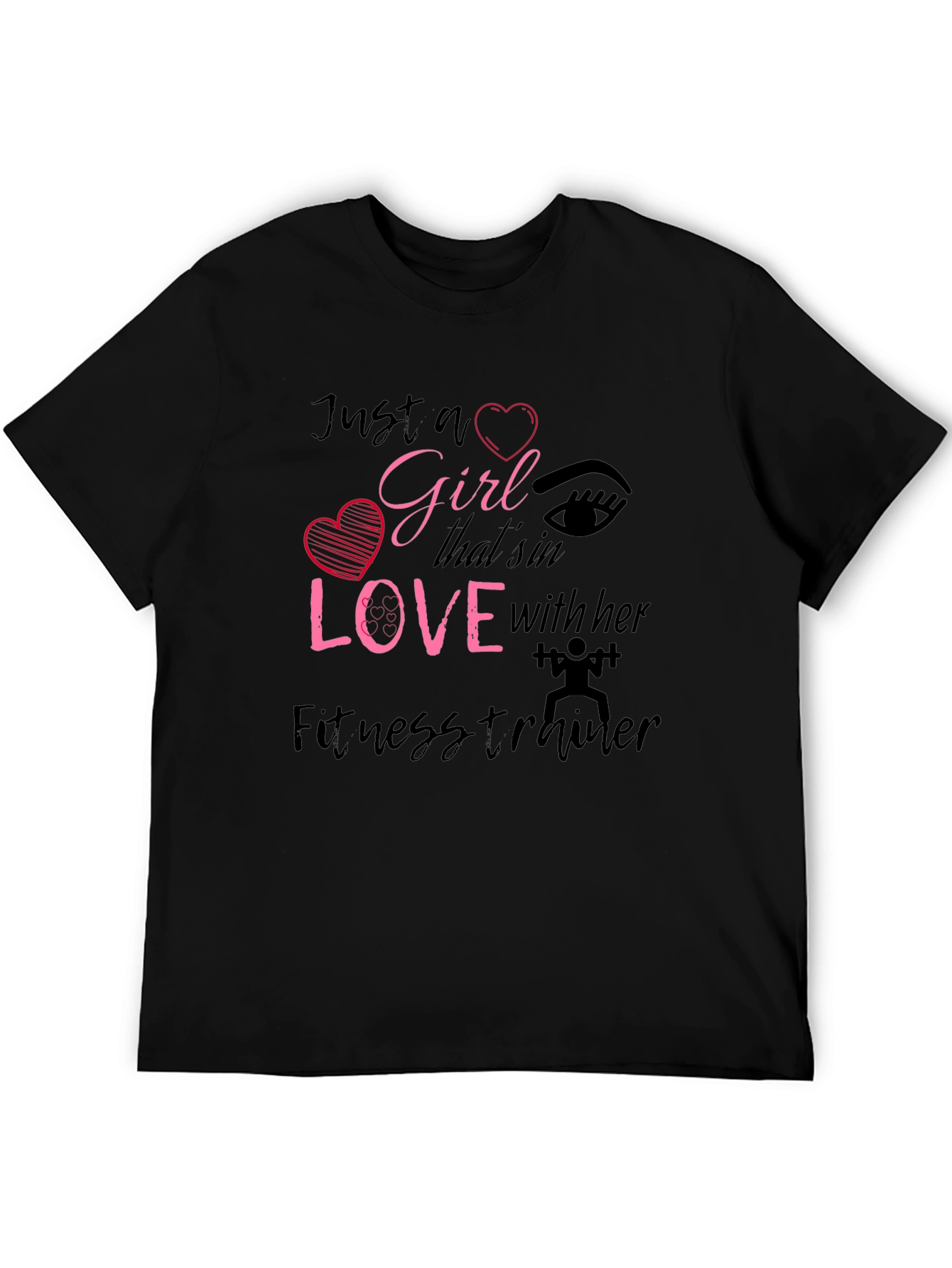 Girl in Love Fitness Trainer Graphic Tee
