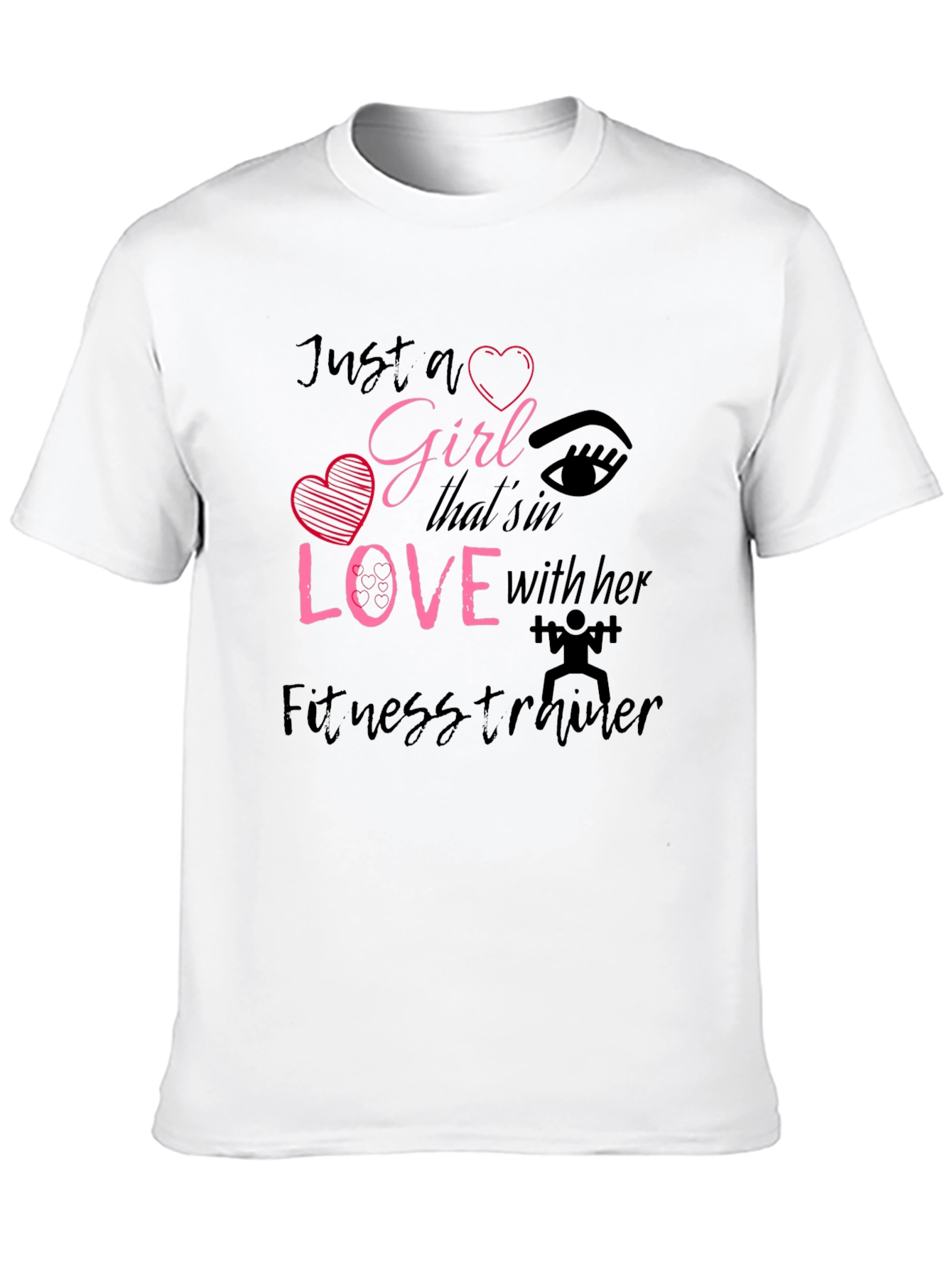 Girl in Love Fitness Trainer Graphic Tee
