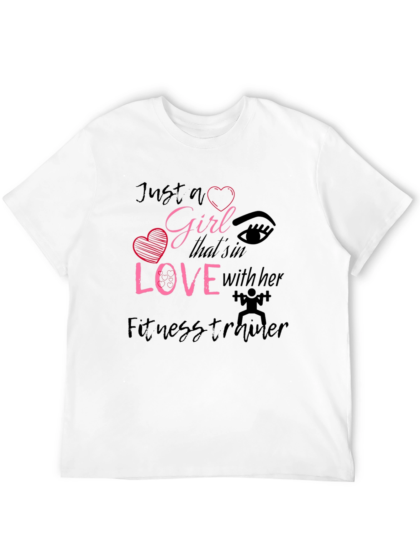 Girl in Love Fitness Trainer Graphic Tee