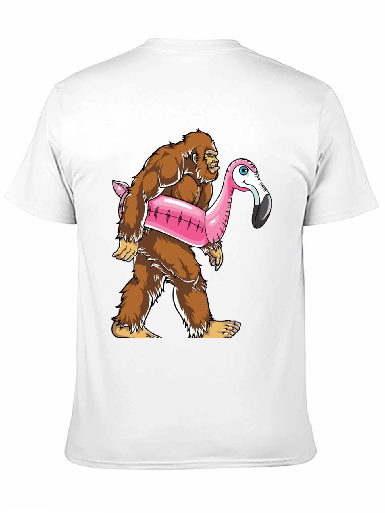 Bigfoot Flamingo Float T-Shirt