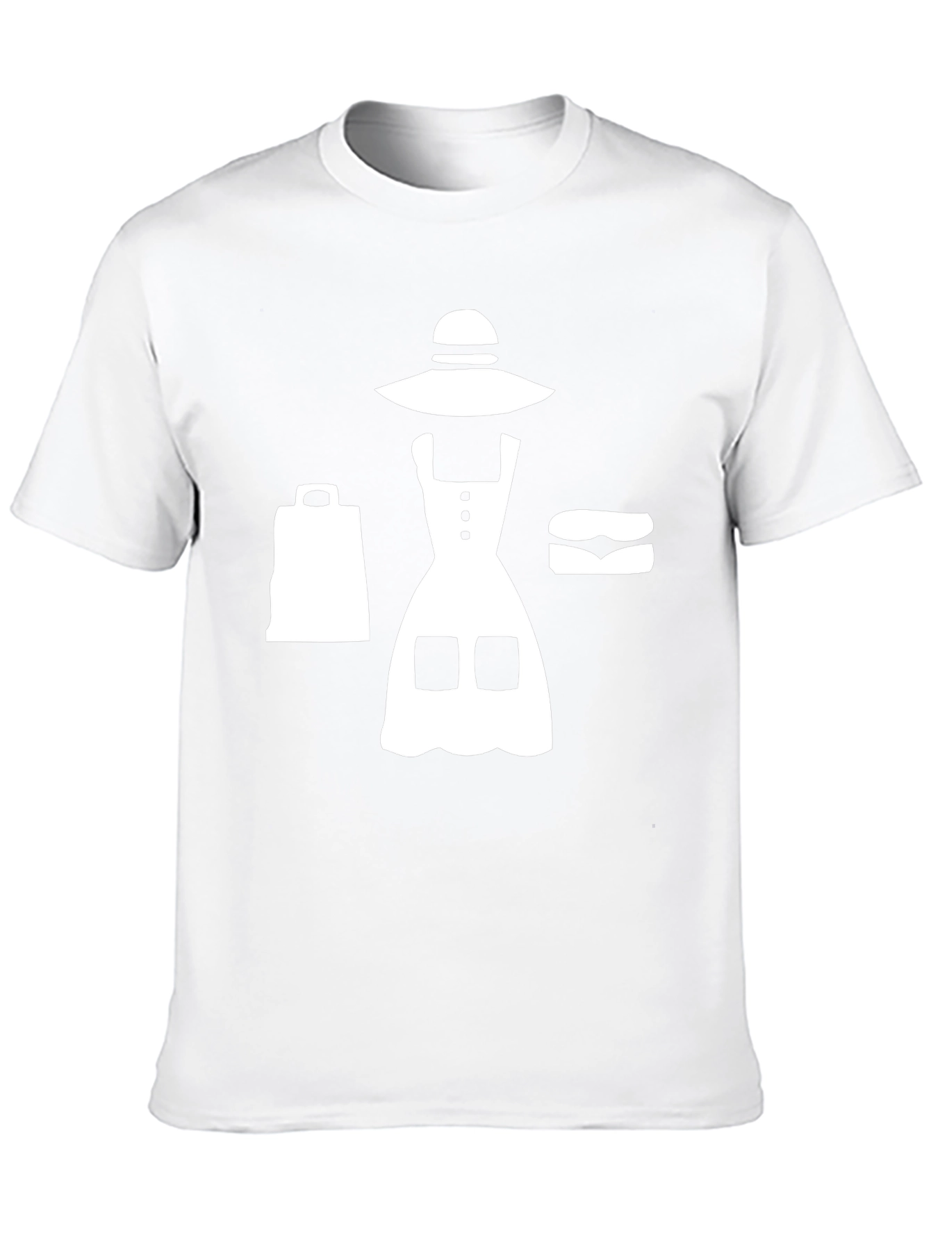 Trendy Black T-Shirt with Shopping Graphic