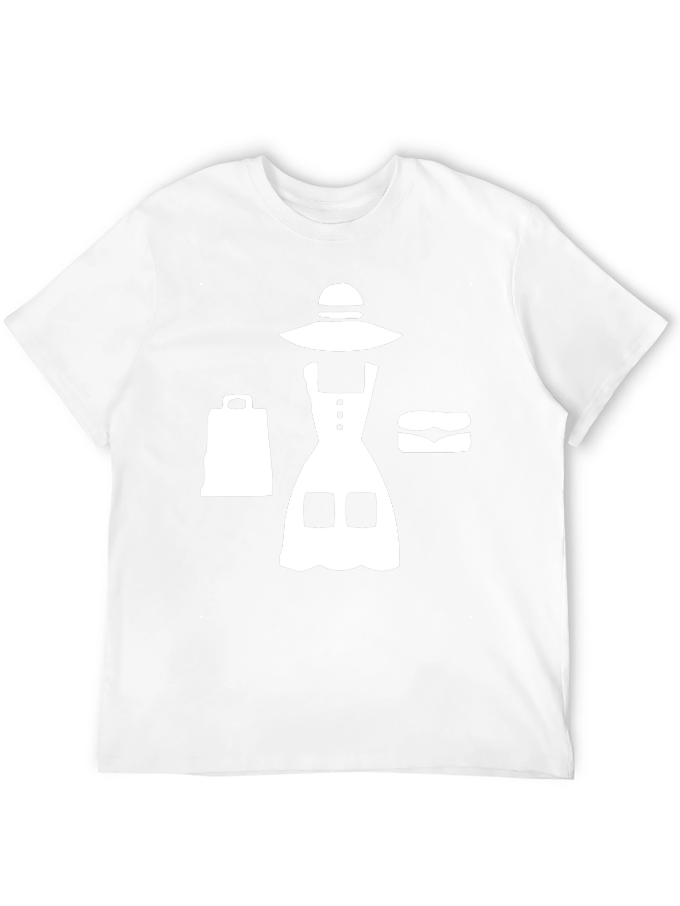 Trendy Black T-Shirt with Shopping Graphic