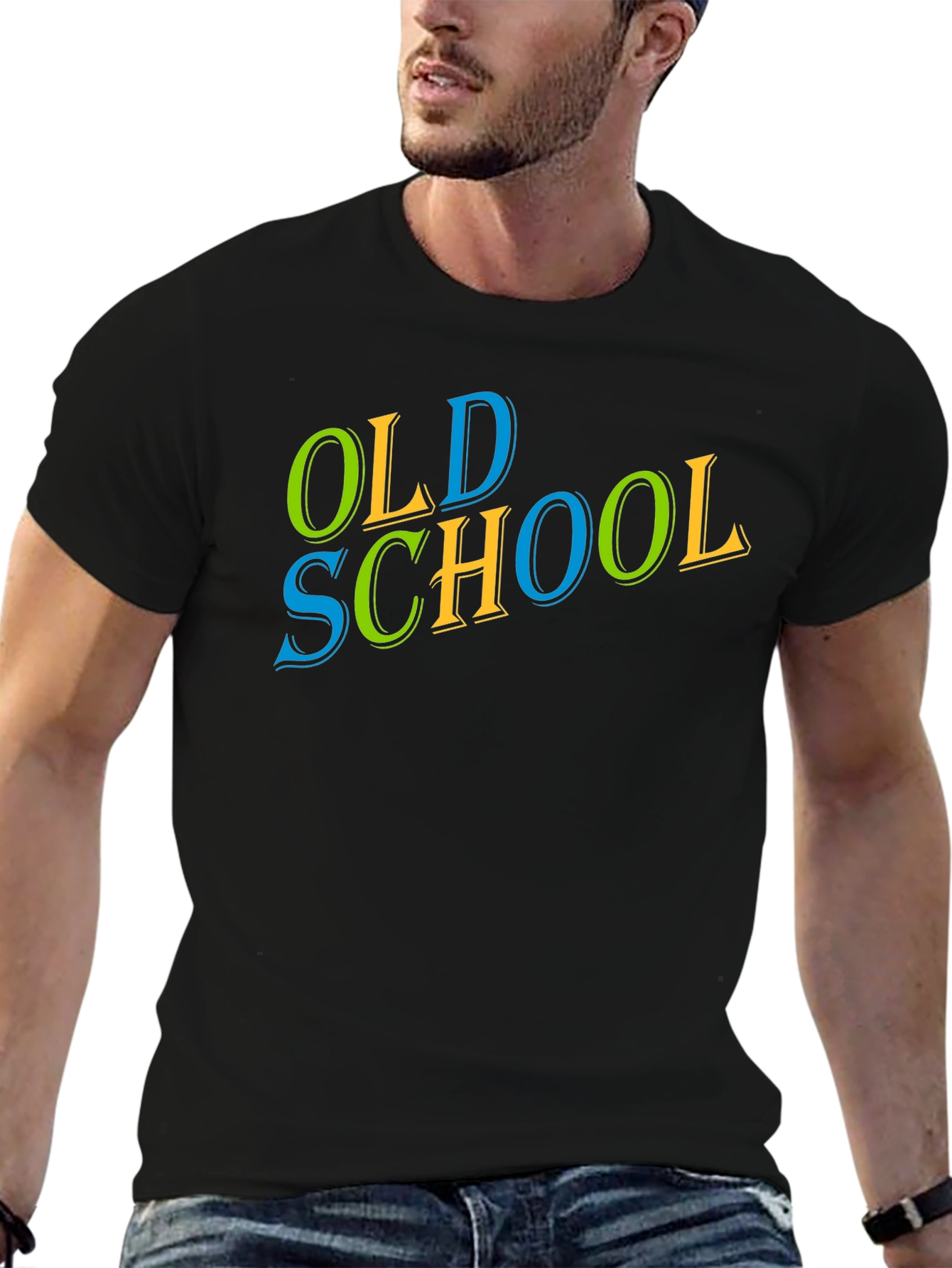 Old School Graphic T-Shirt - Retro Style Tee