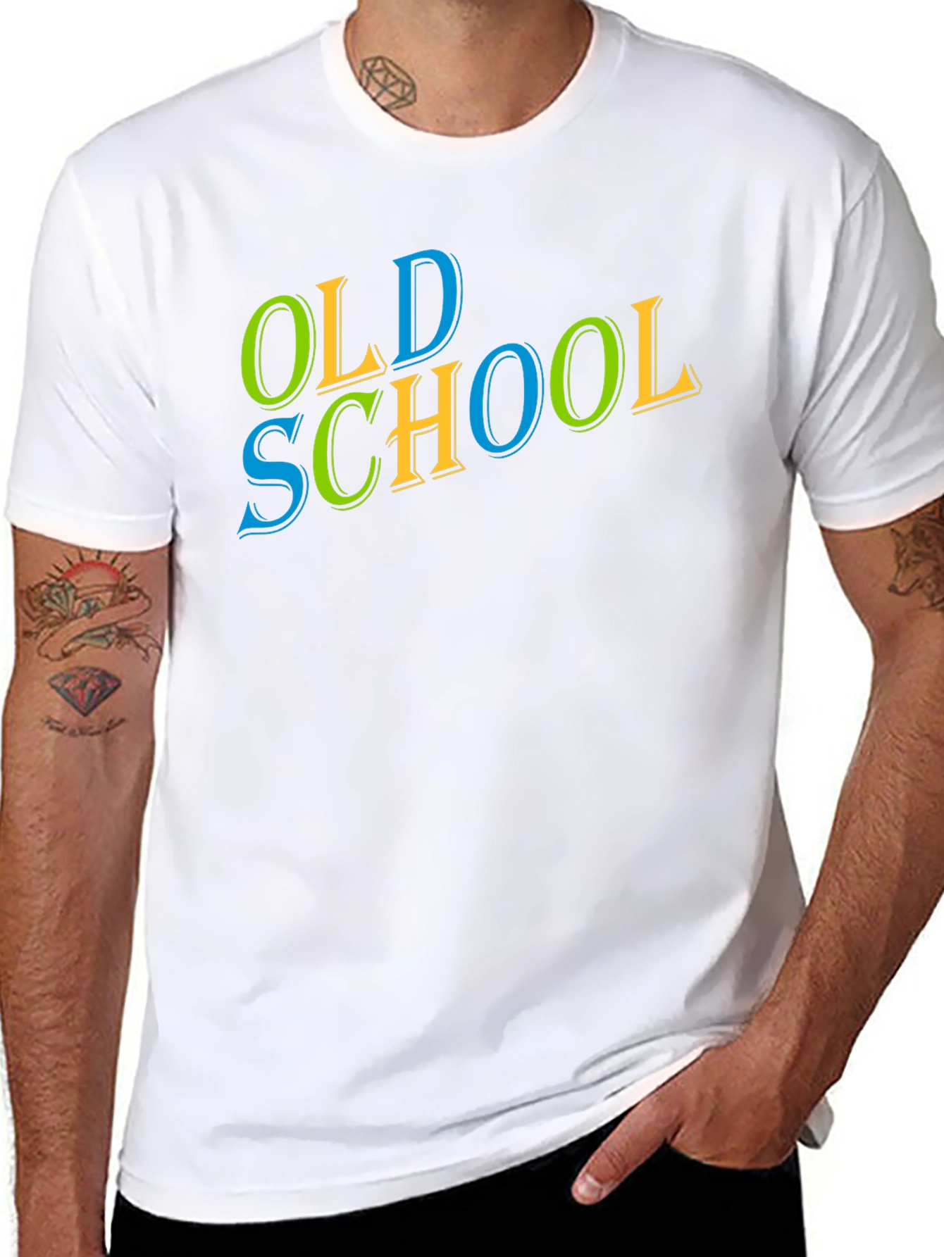 Old School Graphic T-Shirt - Retro Style Tee