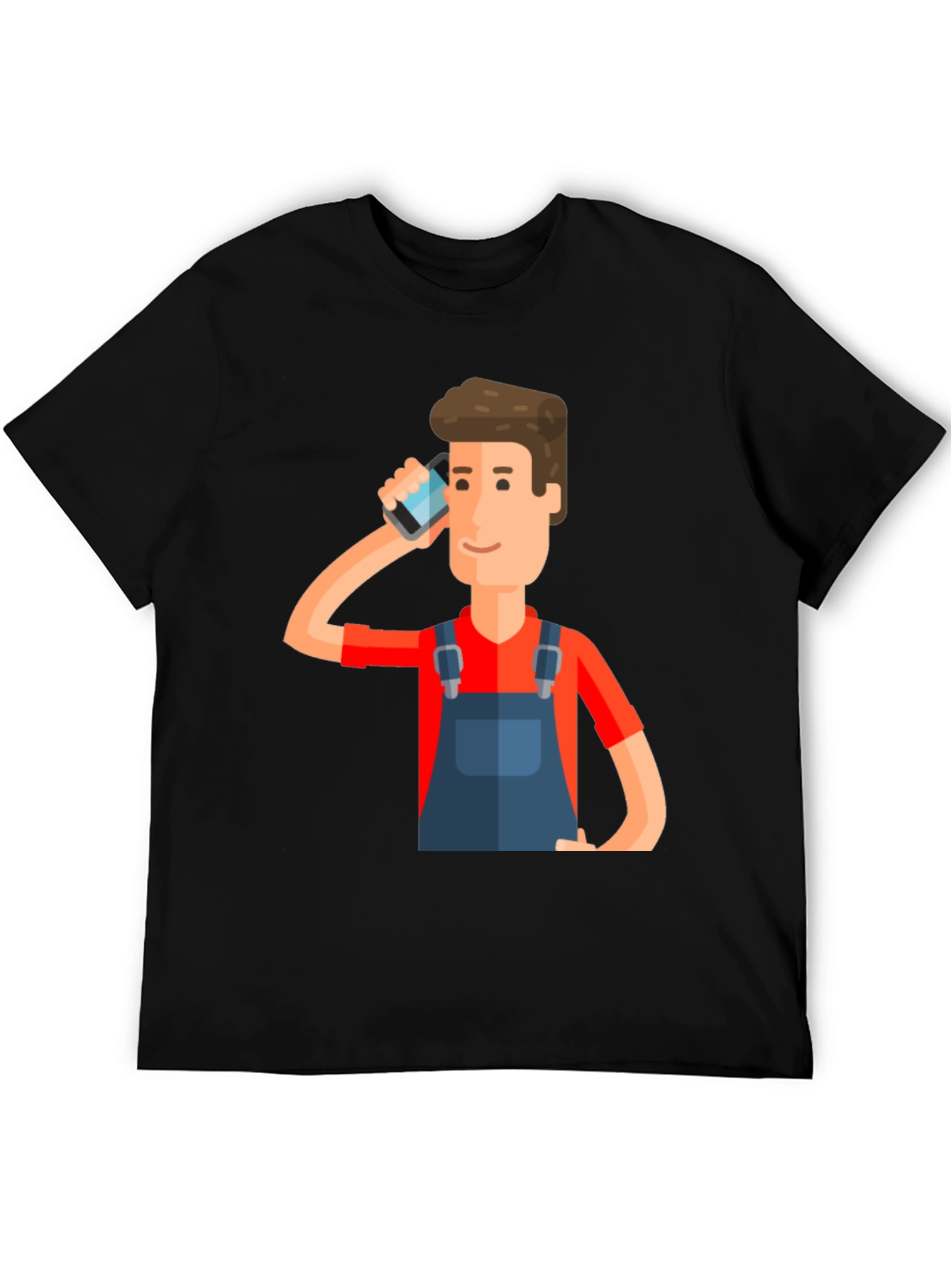 Cartoon Graphic Print T-Shirt