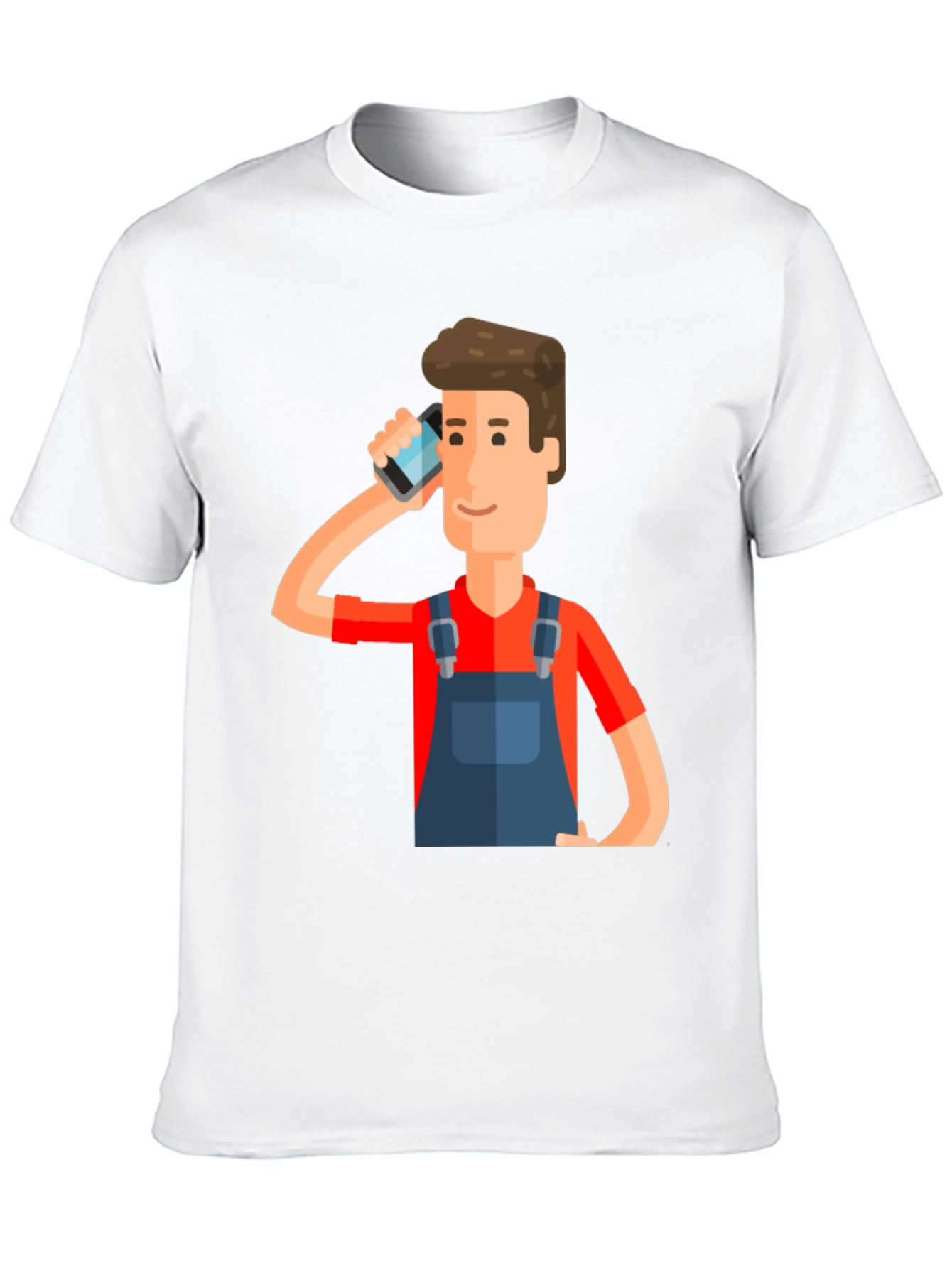 Cartoon Graphic Print T-Shirt